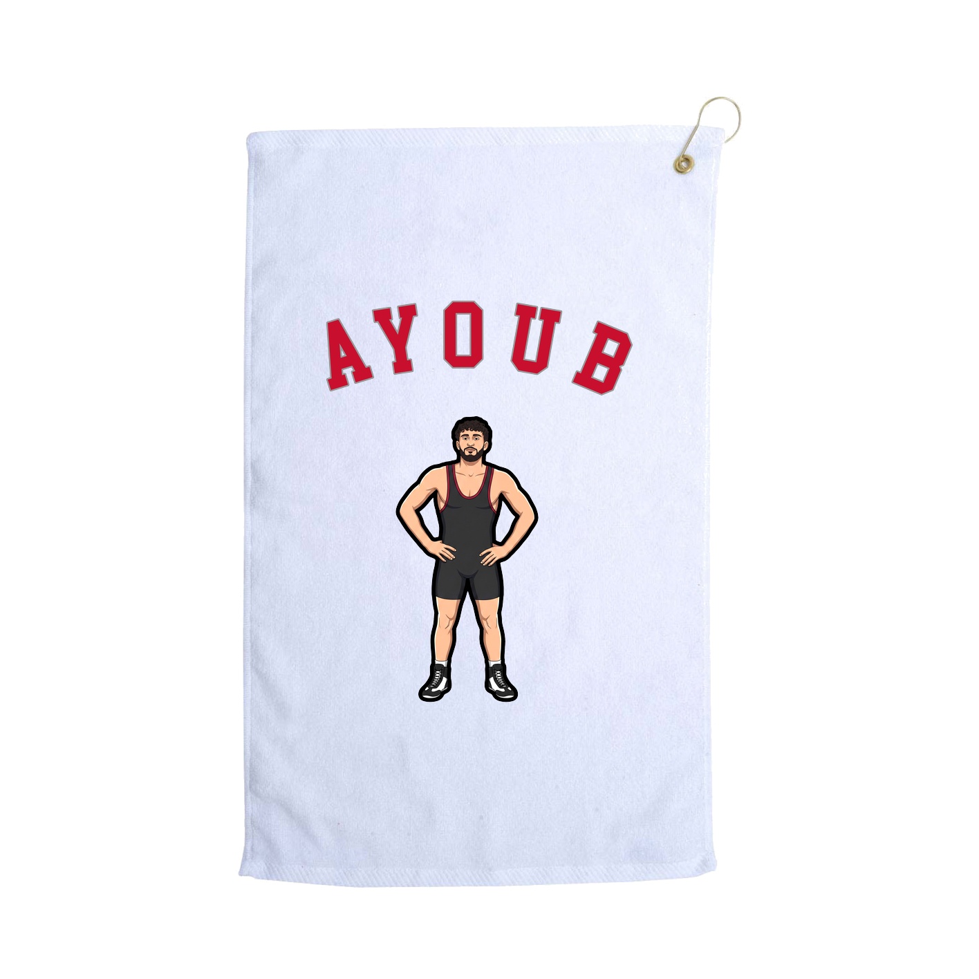 Golf Towel — Shirsey Arch in White