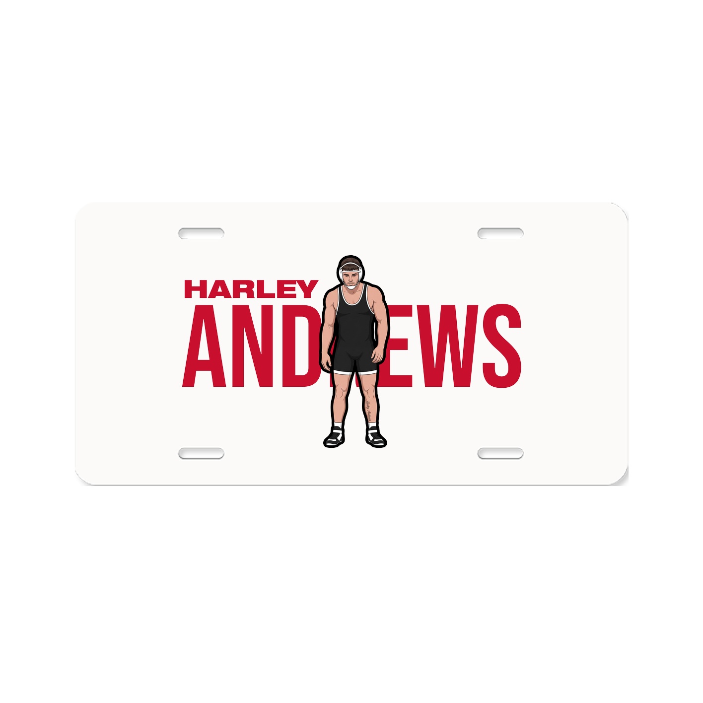 License Plate — Player Name in Classic