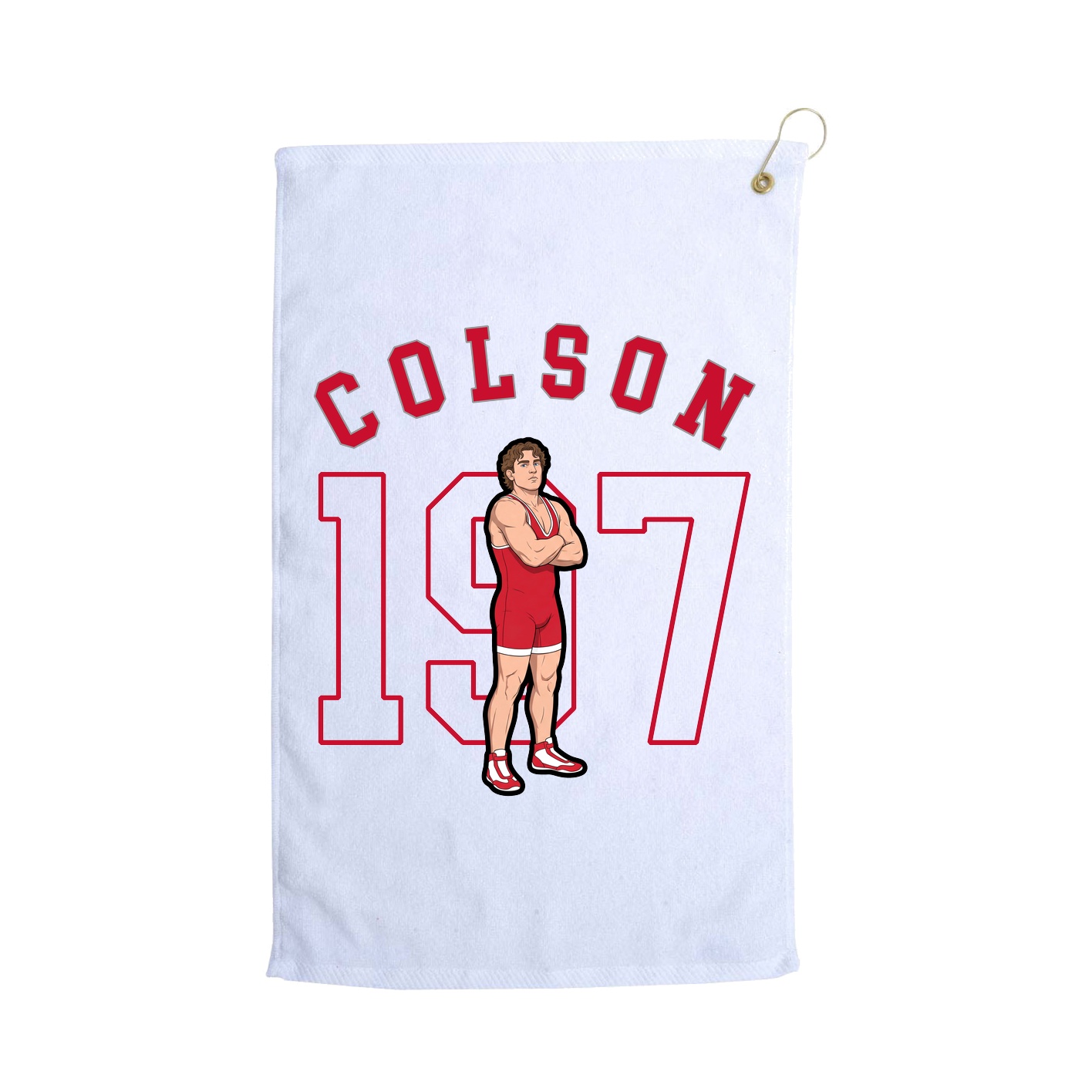 Golf Towel — Classic in White