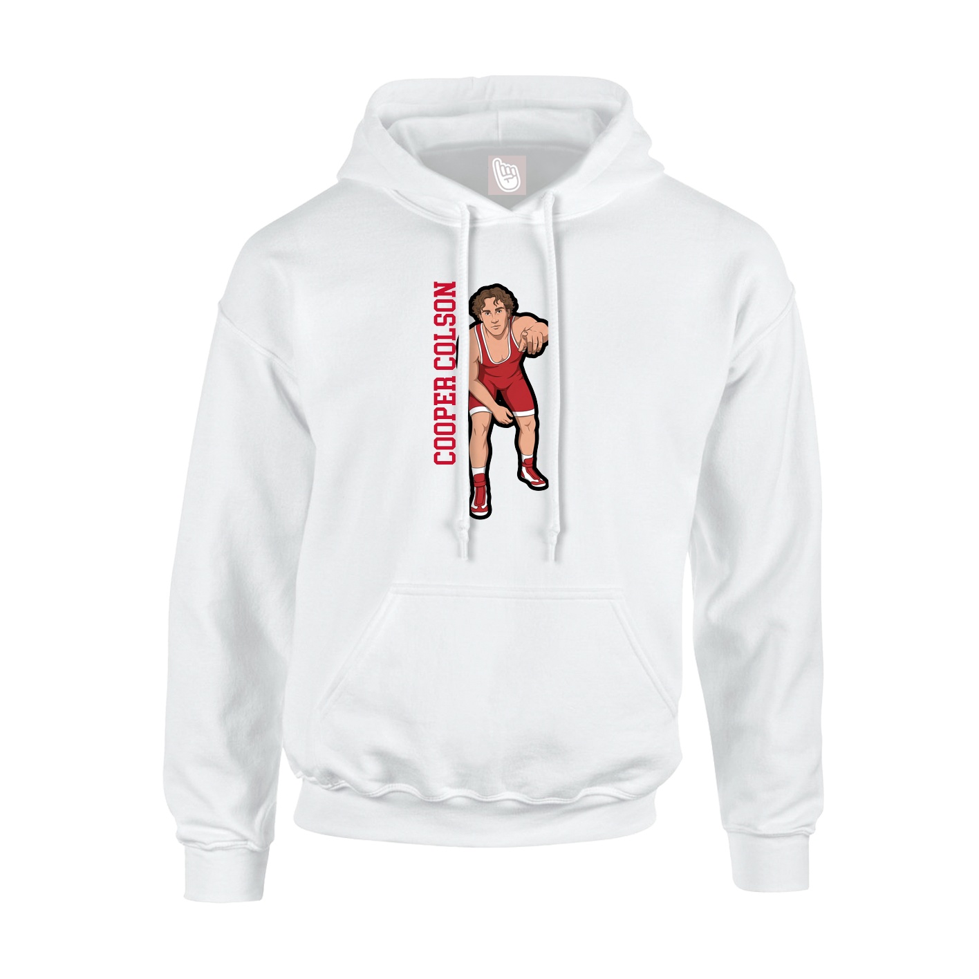 Youth Hoodie — Classic in White