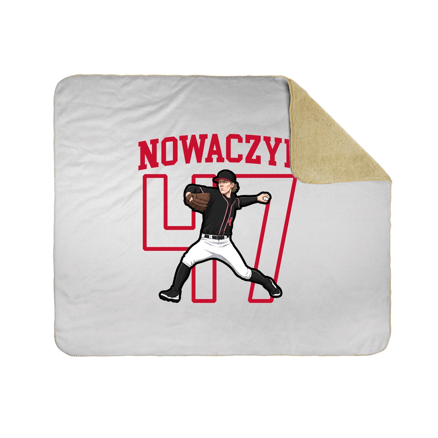 Throw Blanket — Shirsey in White