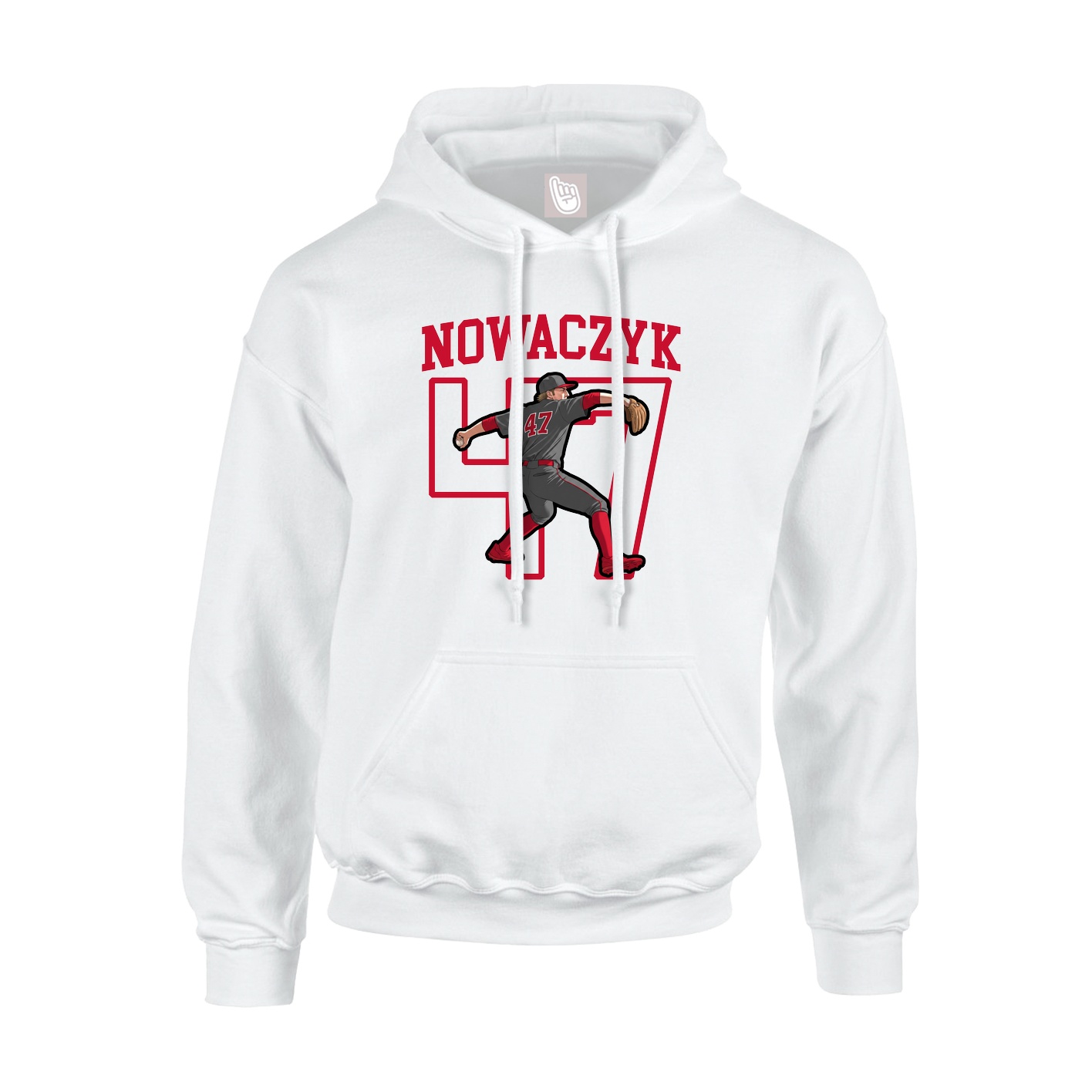 Hoodie — Shirsey in White