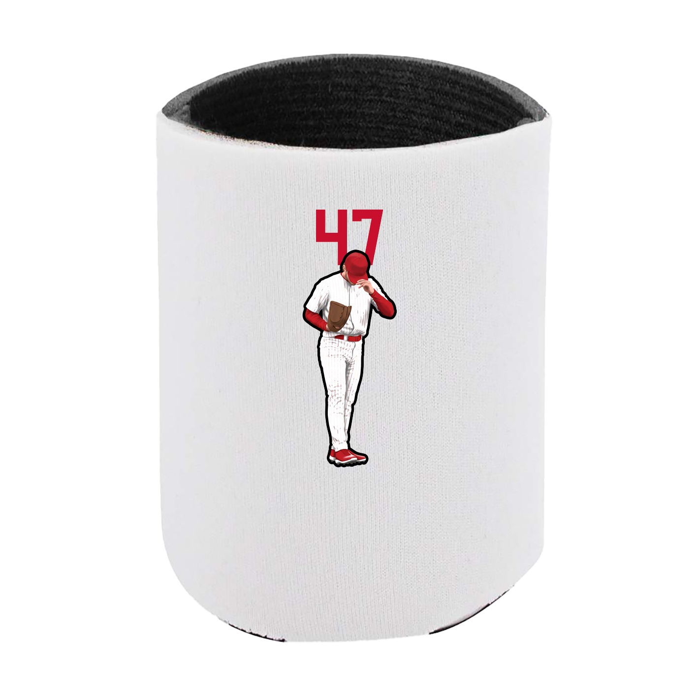 Can Holder — Number Top in White
