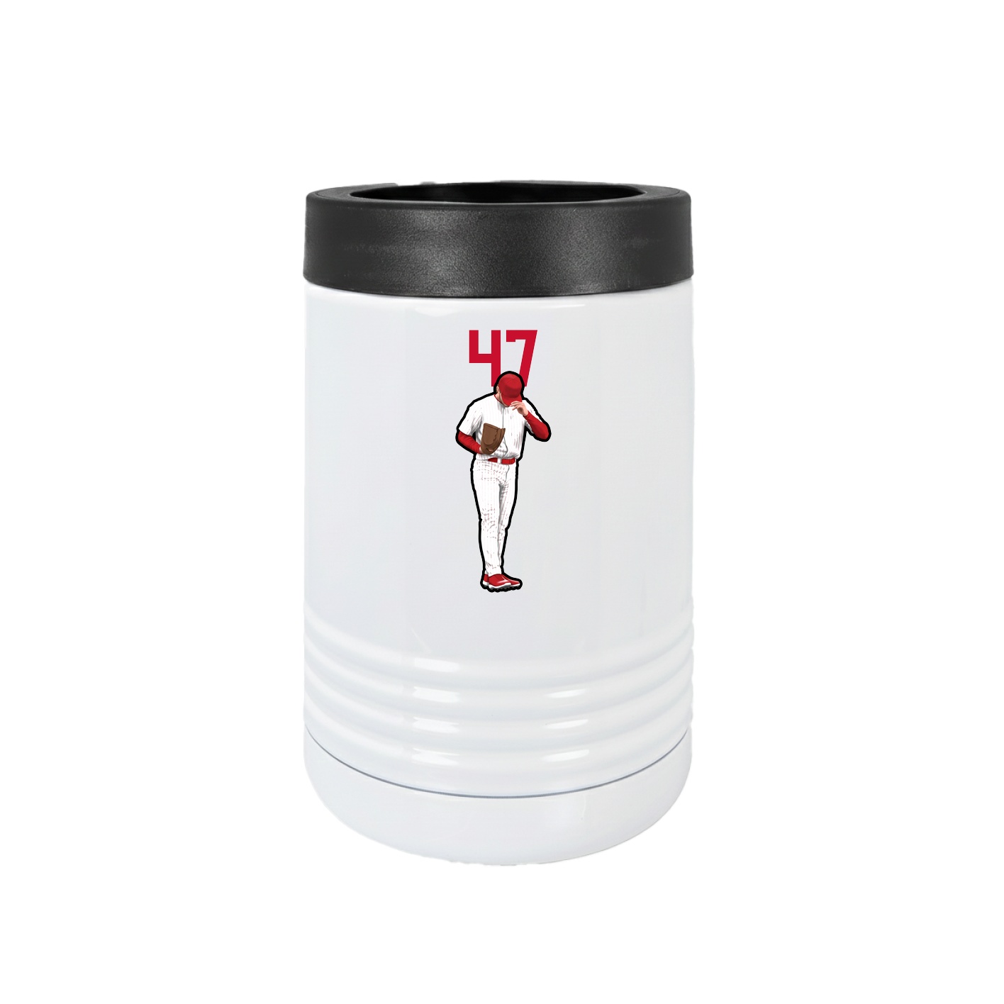 Beverage Holder — Number Top in White