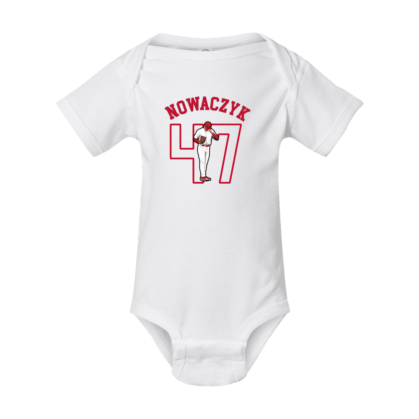 Baby Onesie — Shirsey Arch in White
