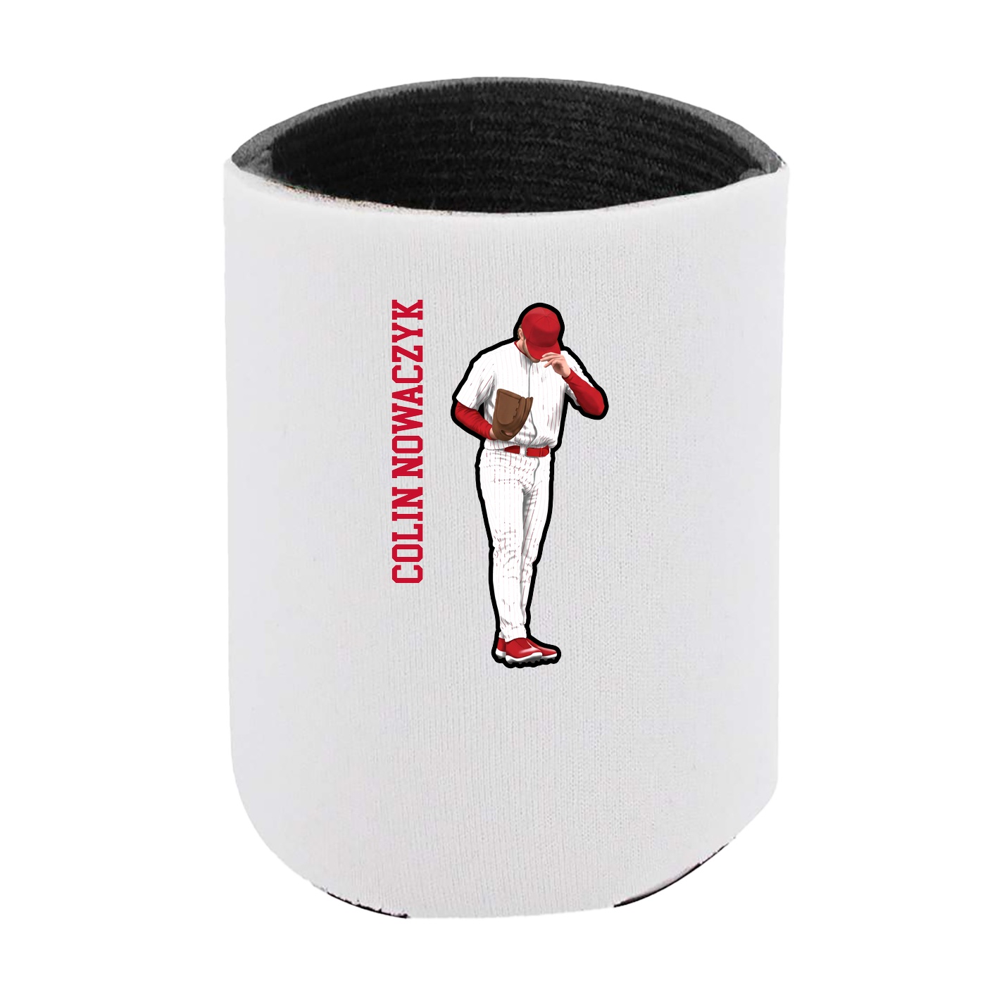 Can Holder — Name Vertical in White