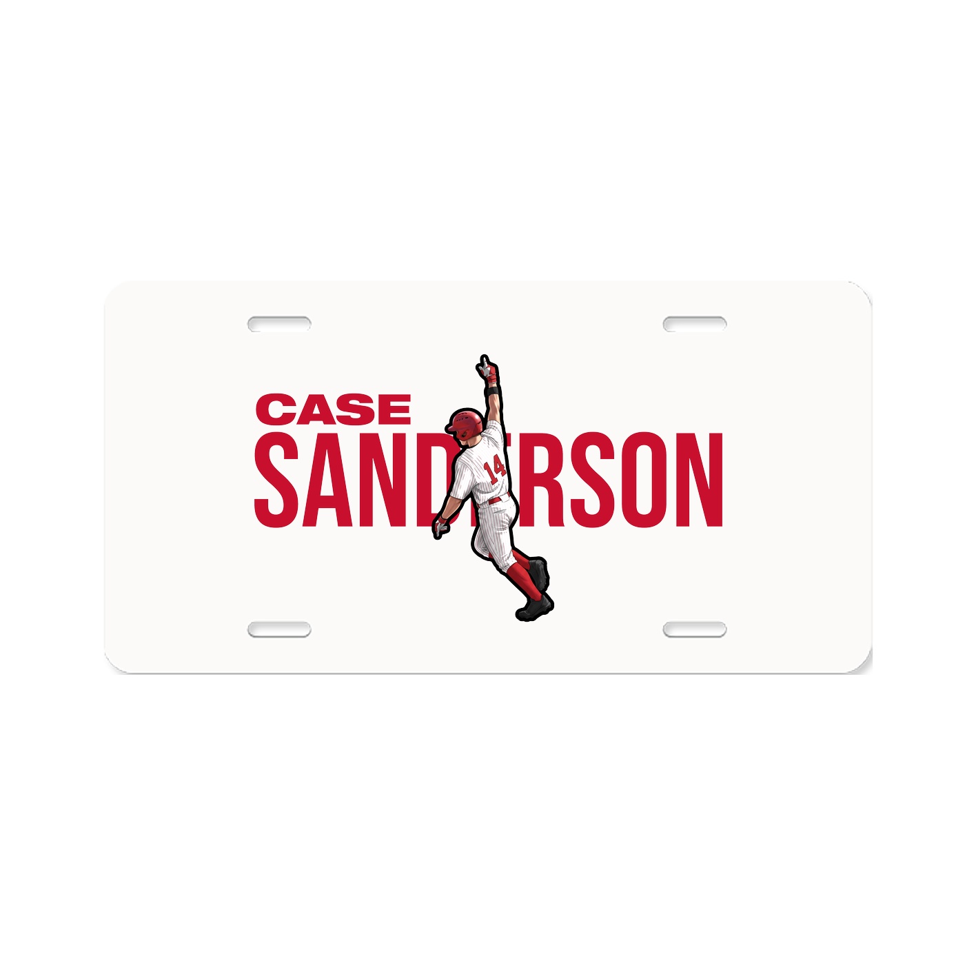License Plate — Player Name in Classic