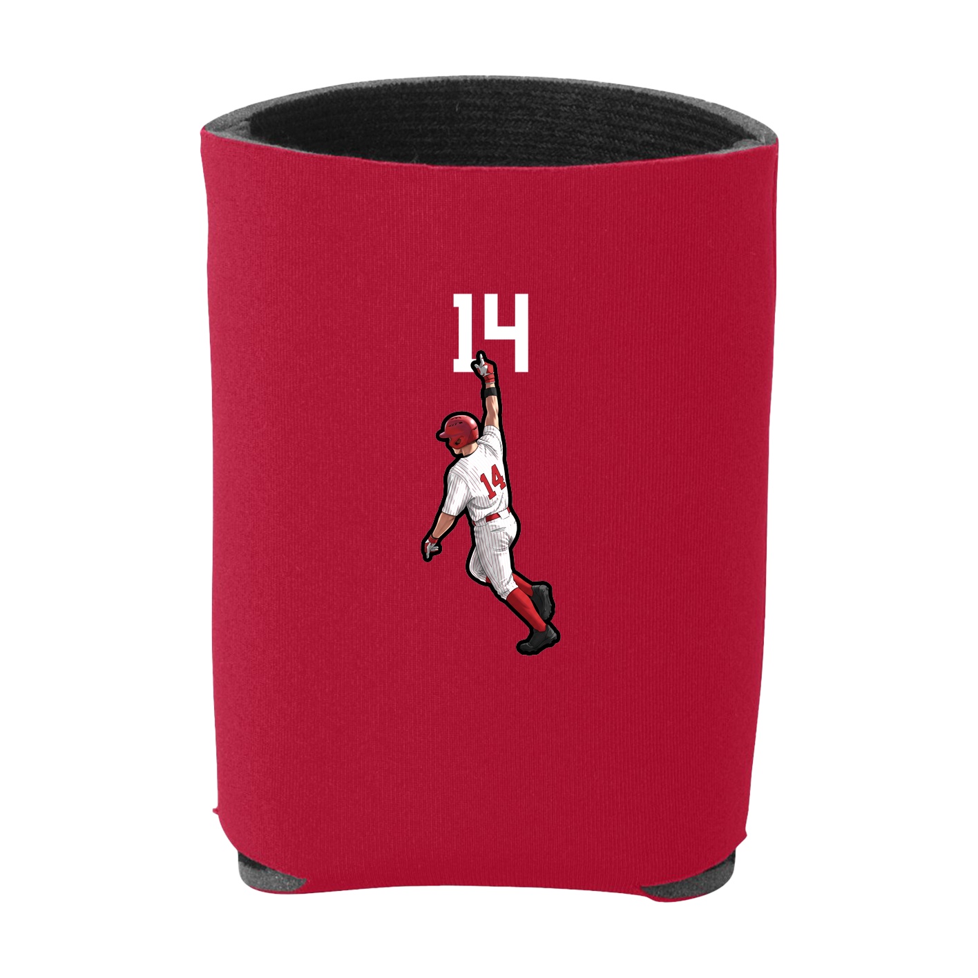 Can Holder — Number Top in Red