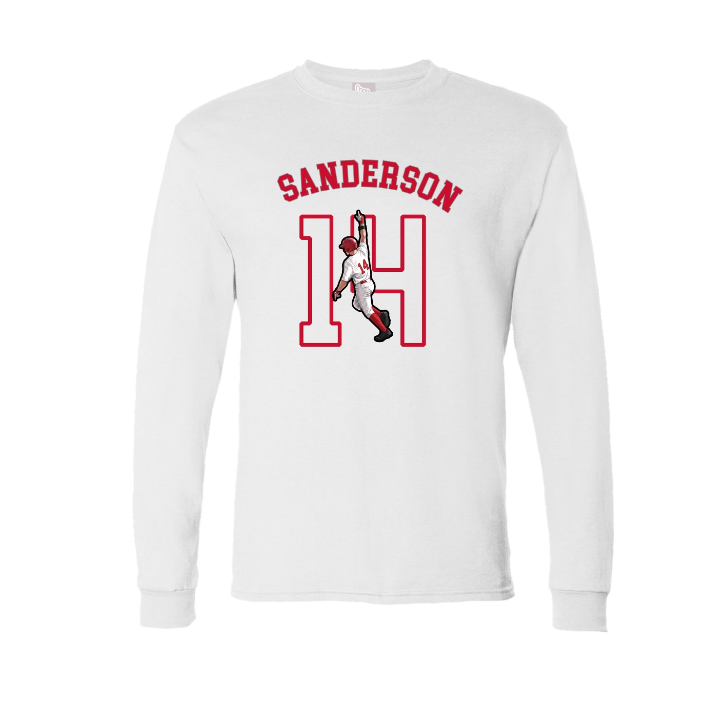 Long Sleeve Tee — Shirsey Arch in White