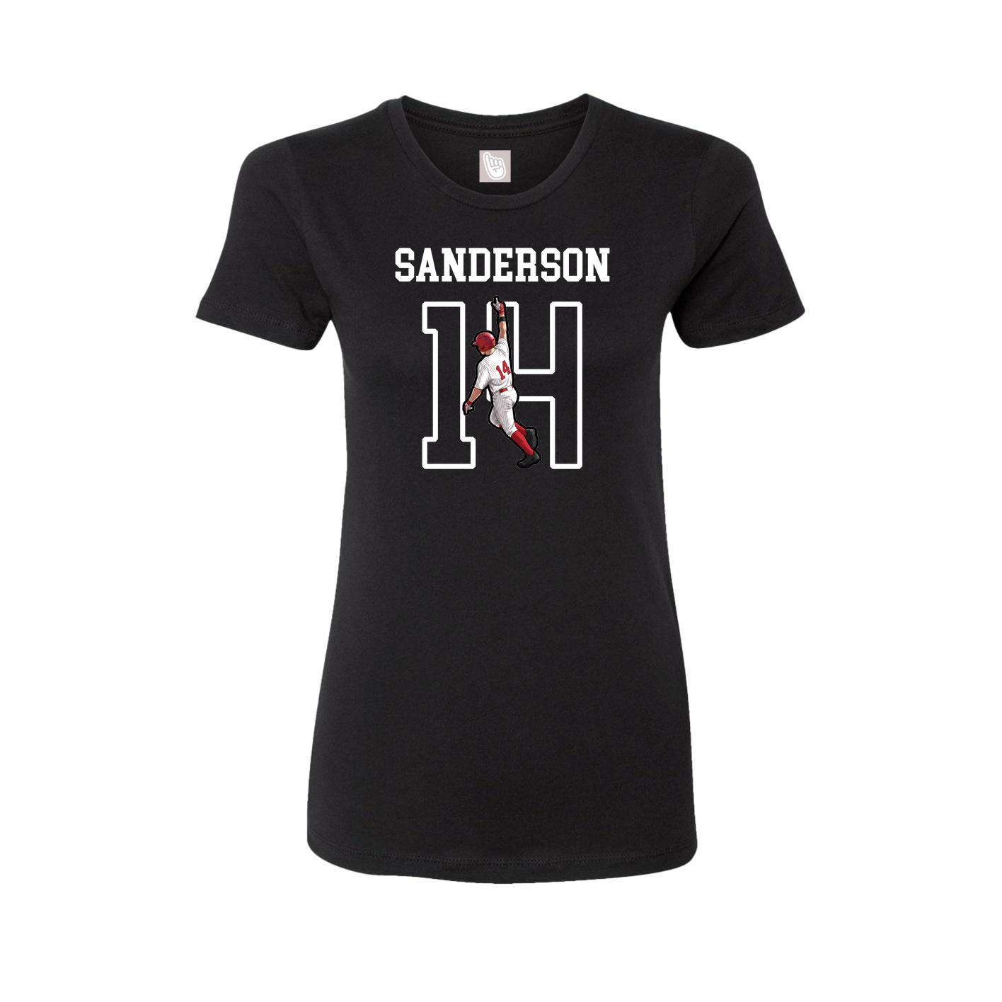 Fitted Women's Tee — Shirsey in Black