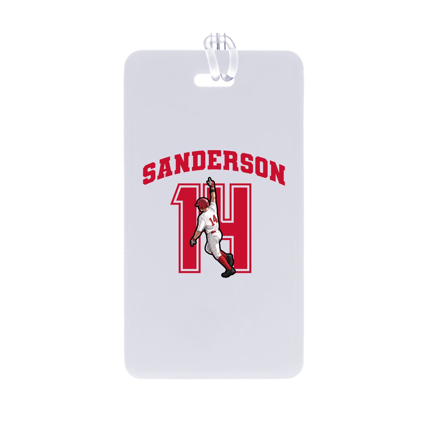 Bag Tag — Number in Classic