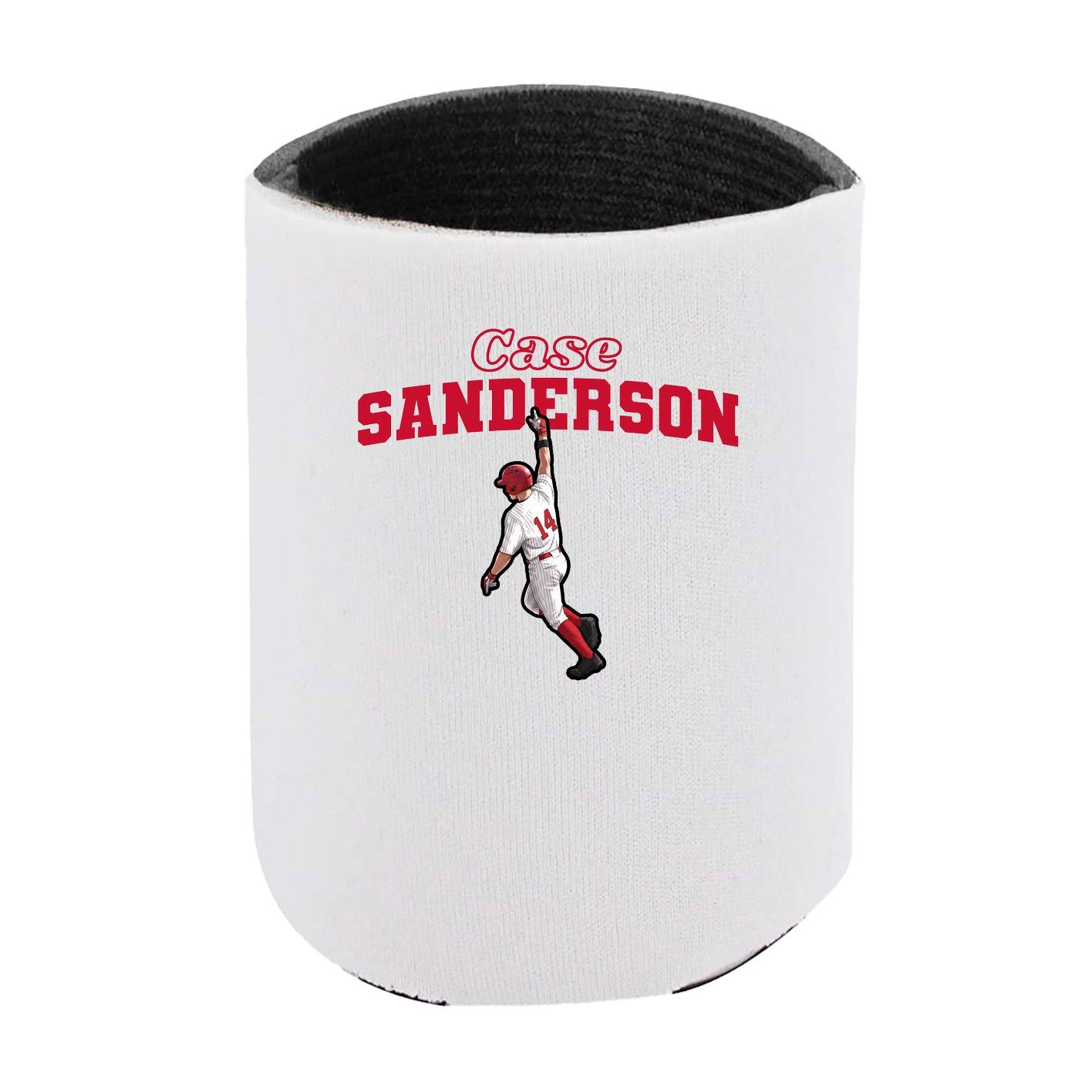 Can Holder — Name Arch in White
