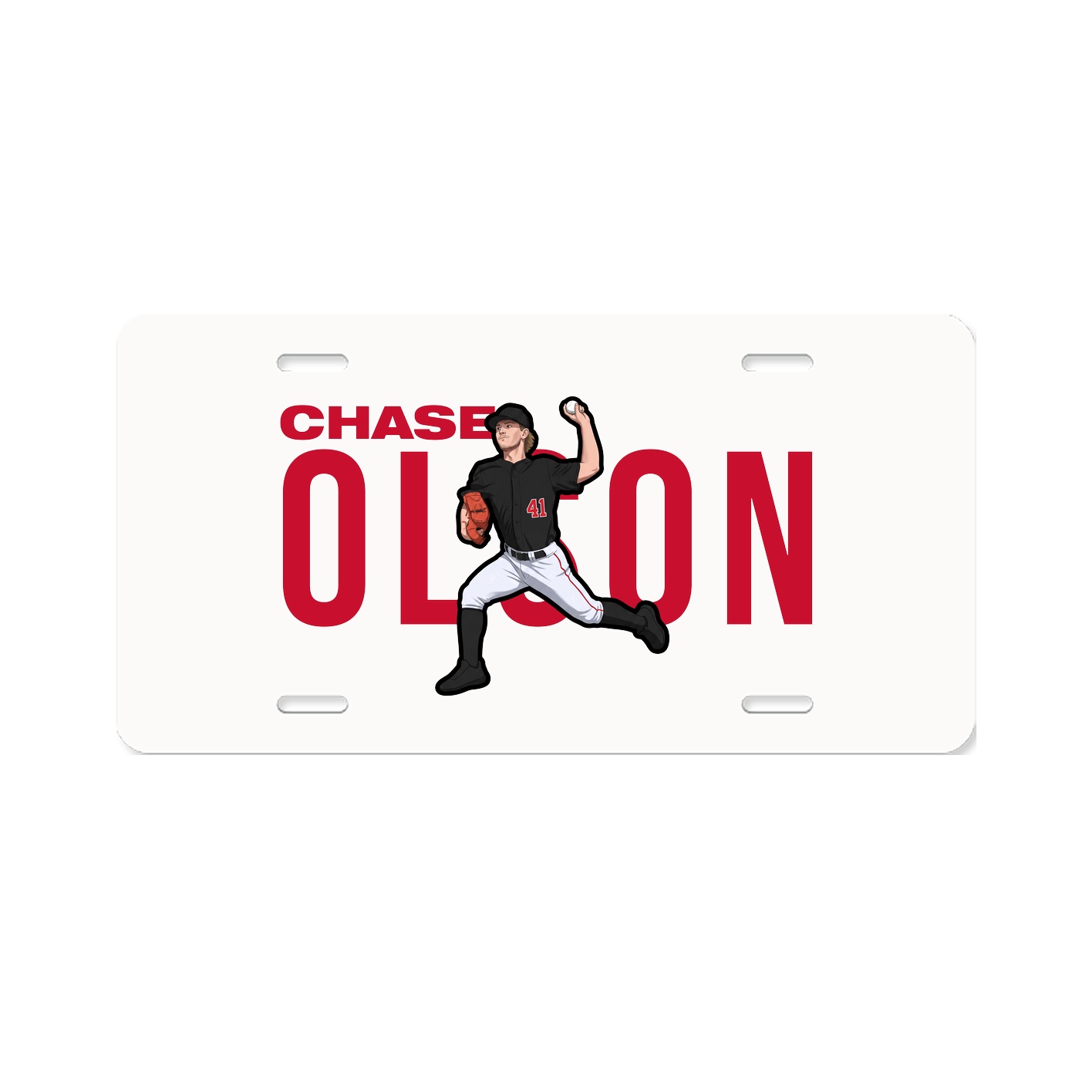 License Plate — Player Name in Classic