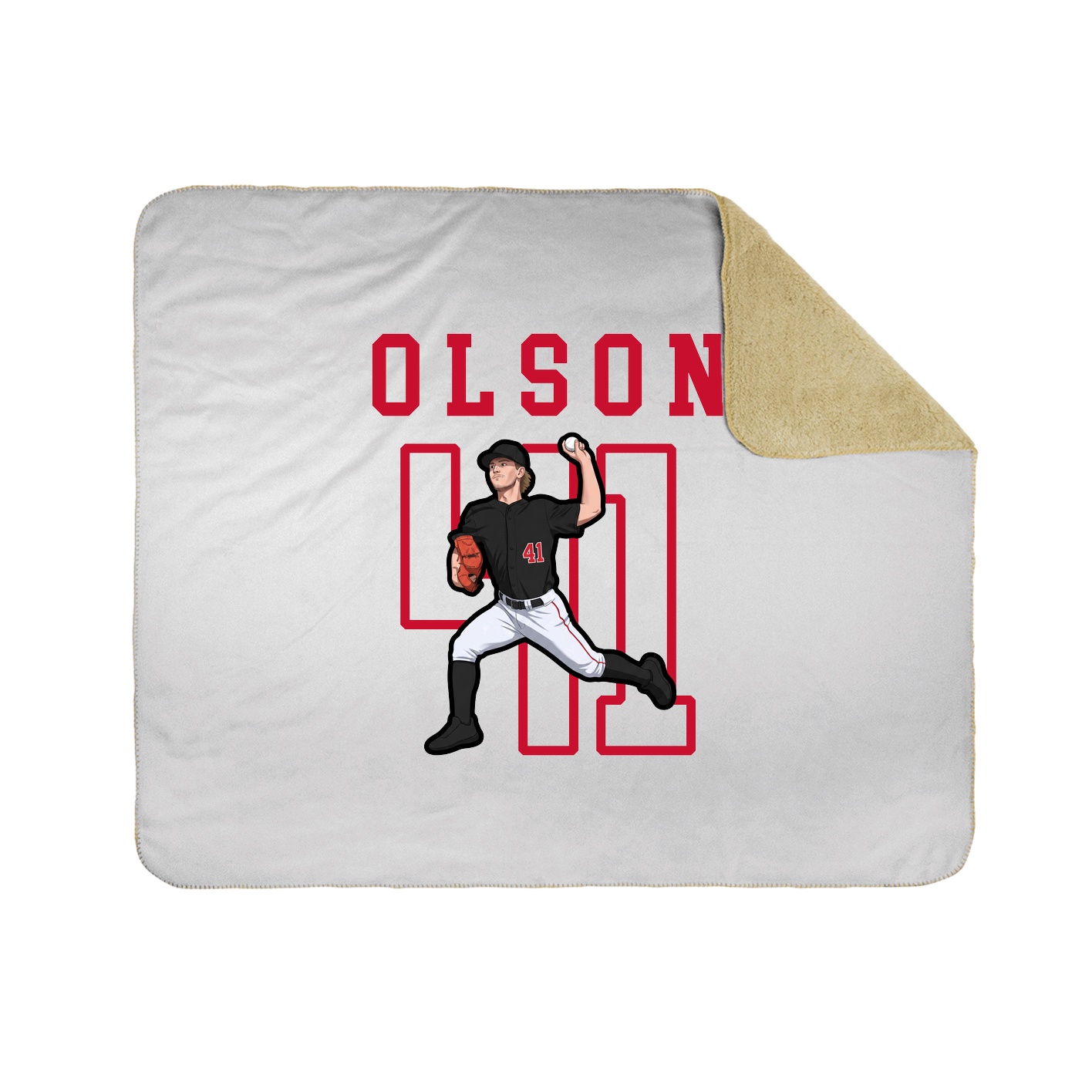Throw Blanket — Shirsey in White