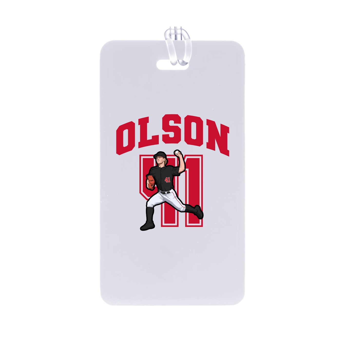 Bag Tag — Number in Classic