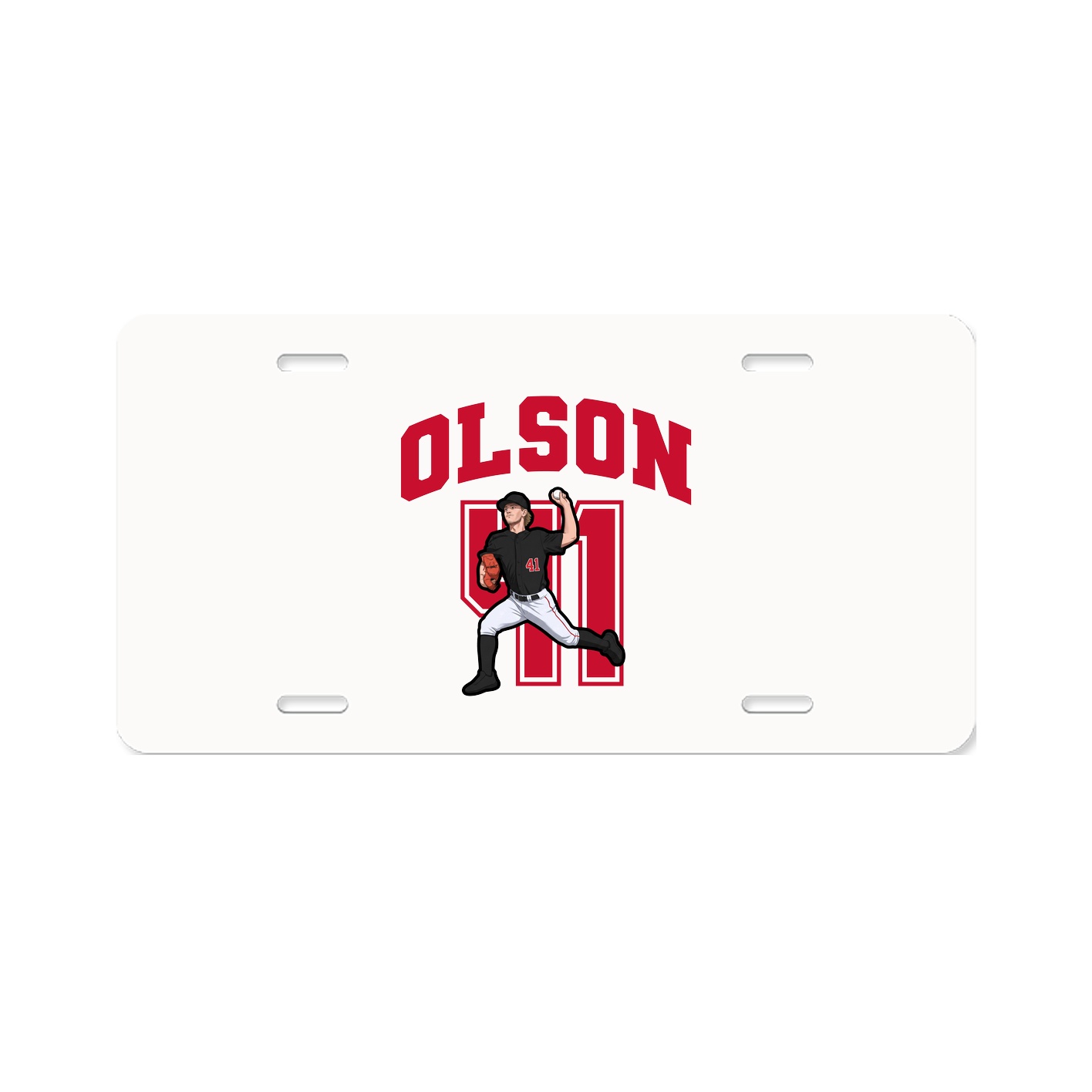 License Plate — Number in Classic