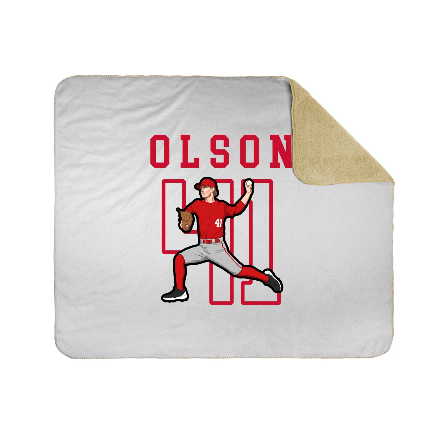 Throw Blanket — Shirsey in White