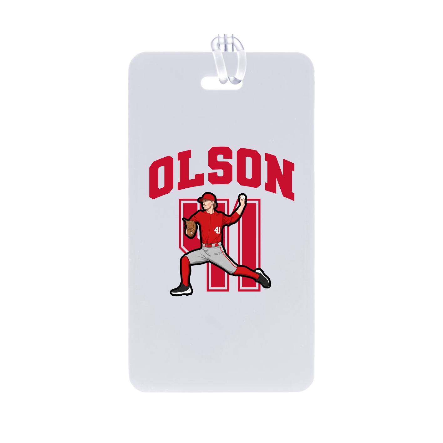 Bag Tag — Number in Classic