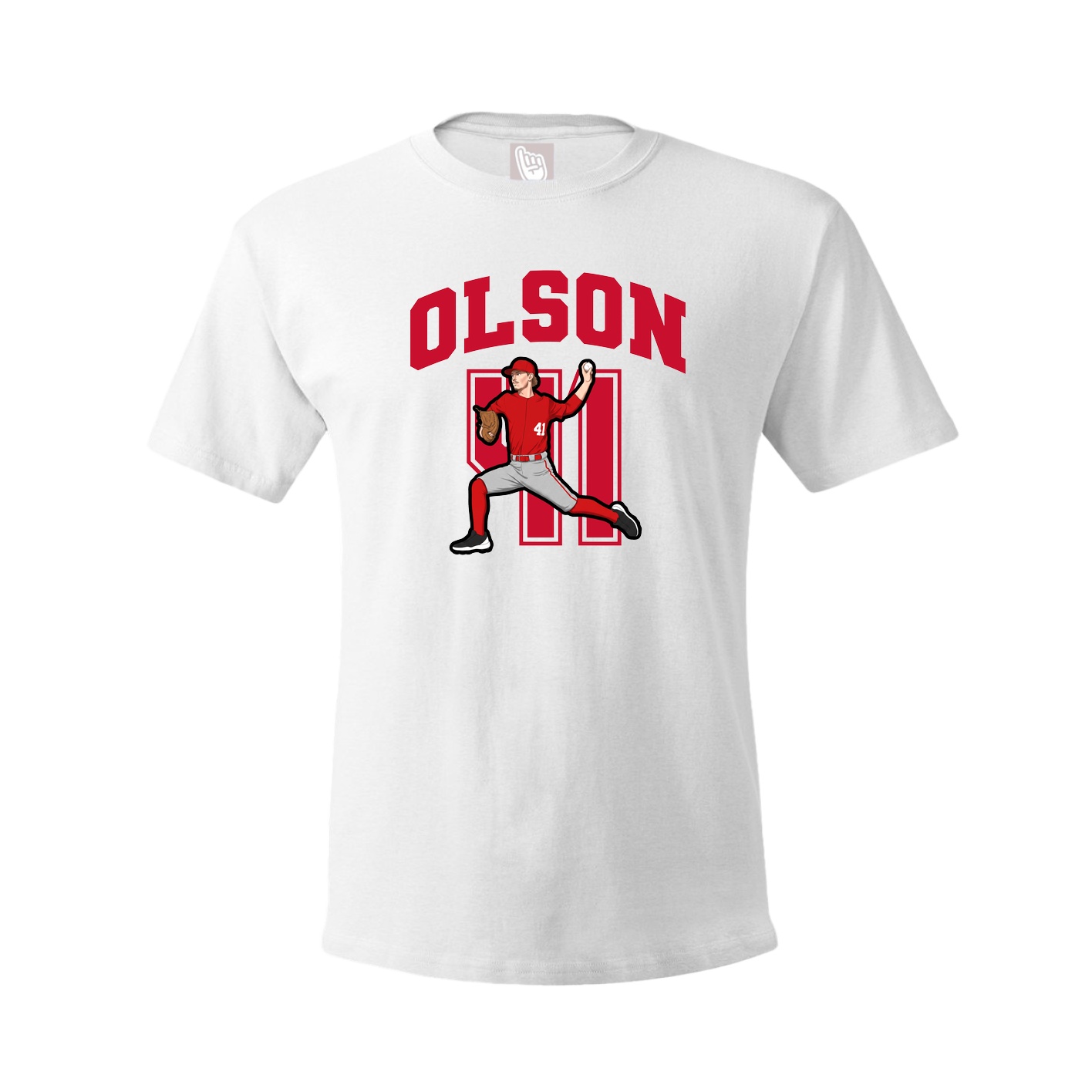 Tee — Number in White
