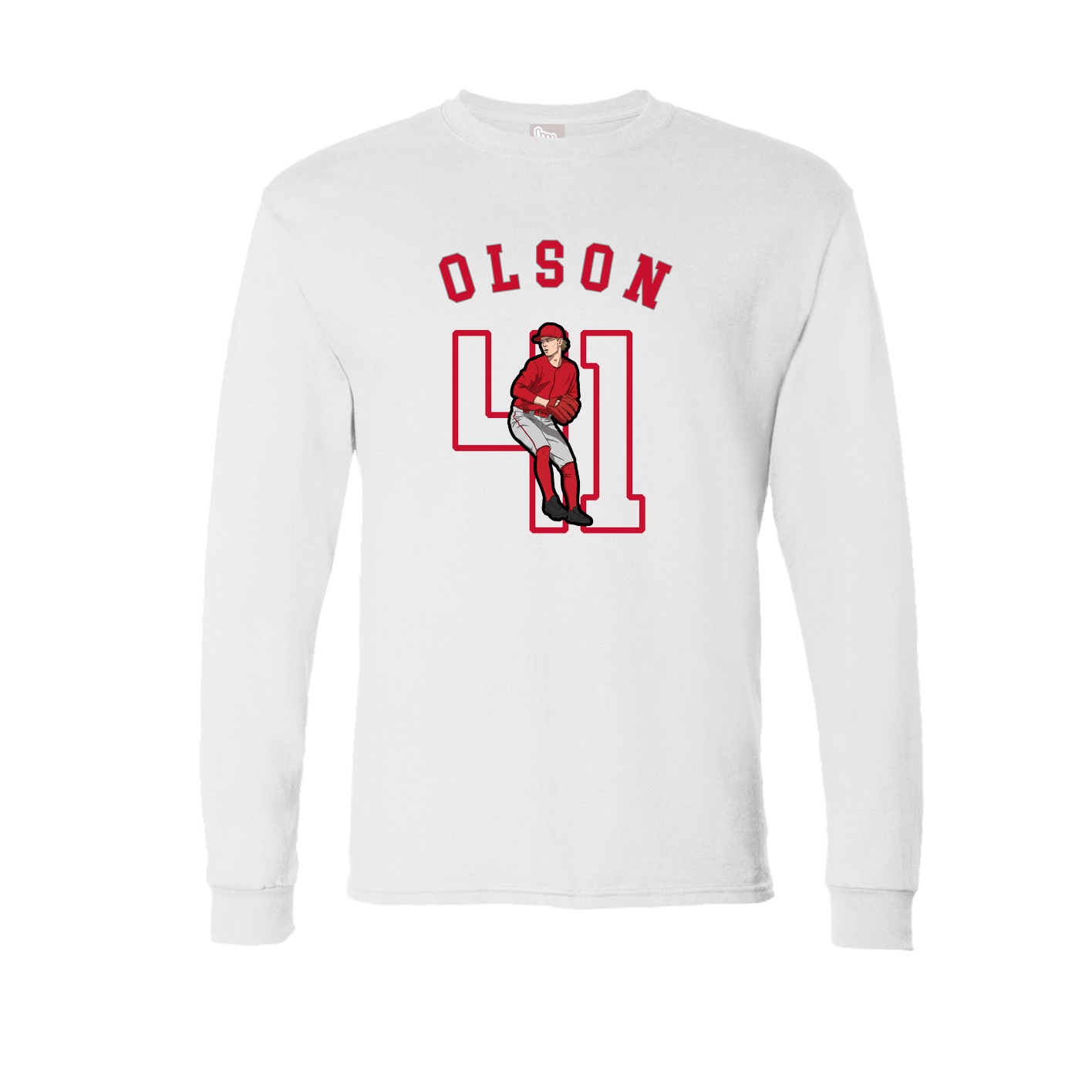 Long Sleeve Tee — Shirsey Arch in White
