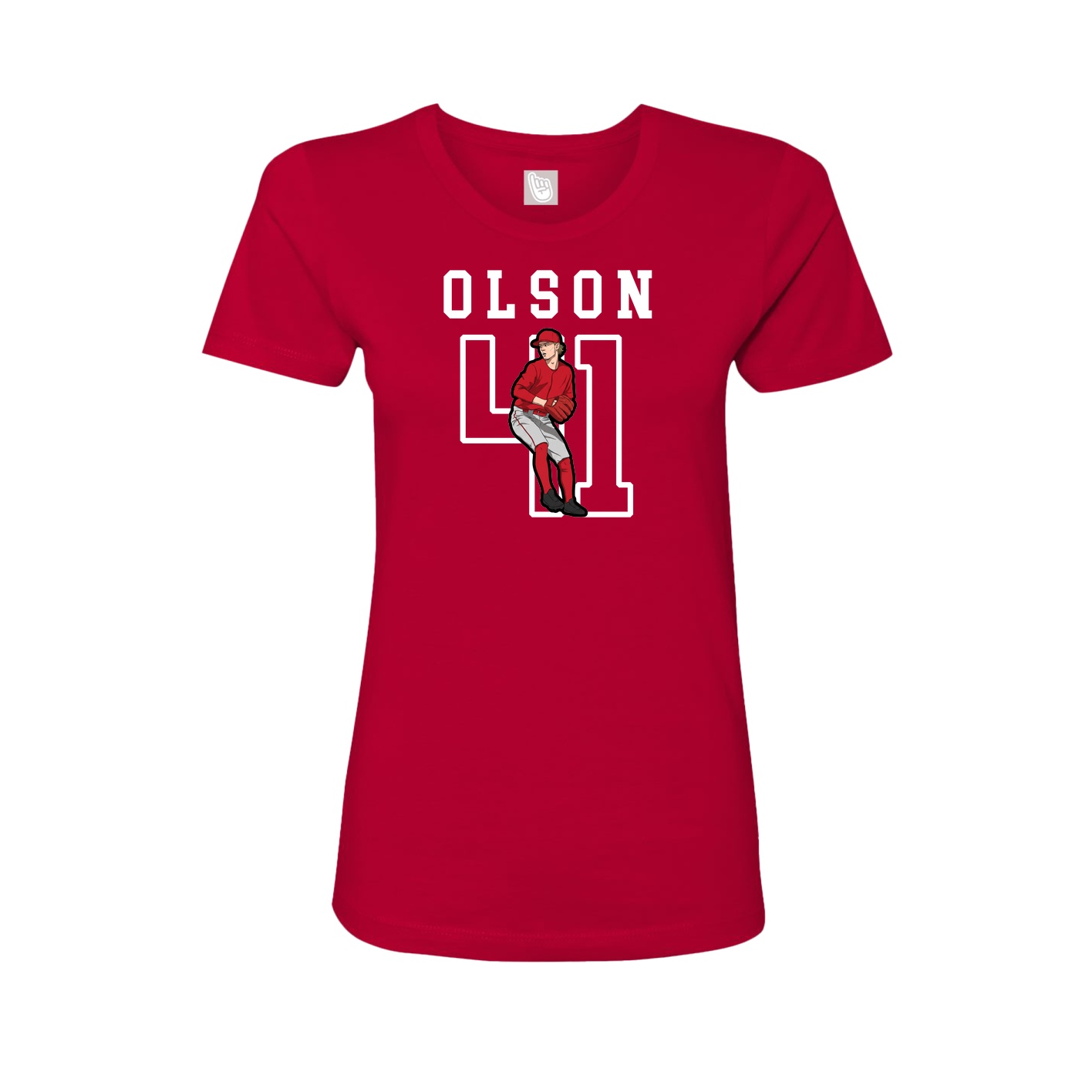 Fitted Women's Tee — Shirsey in Red