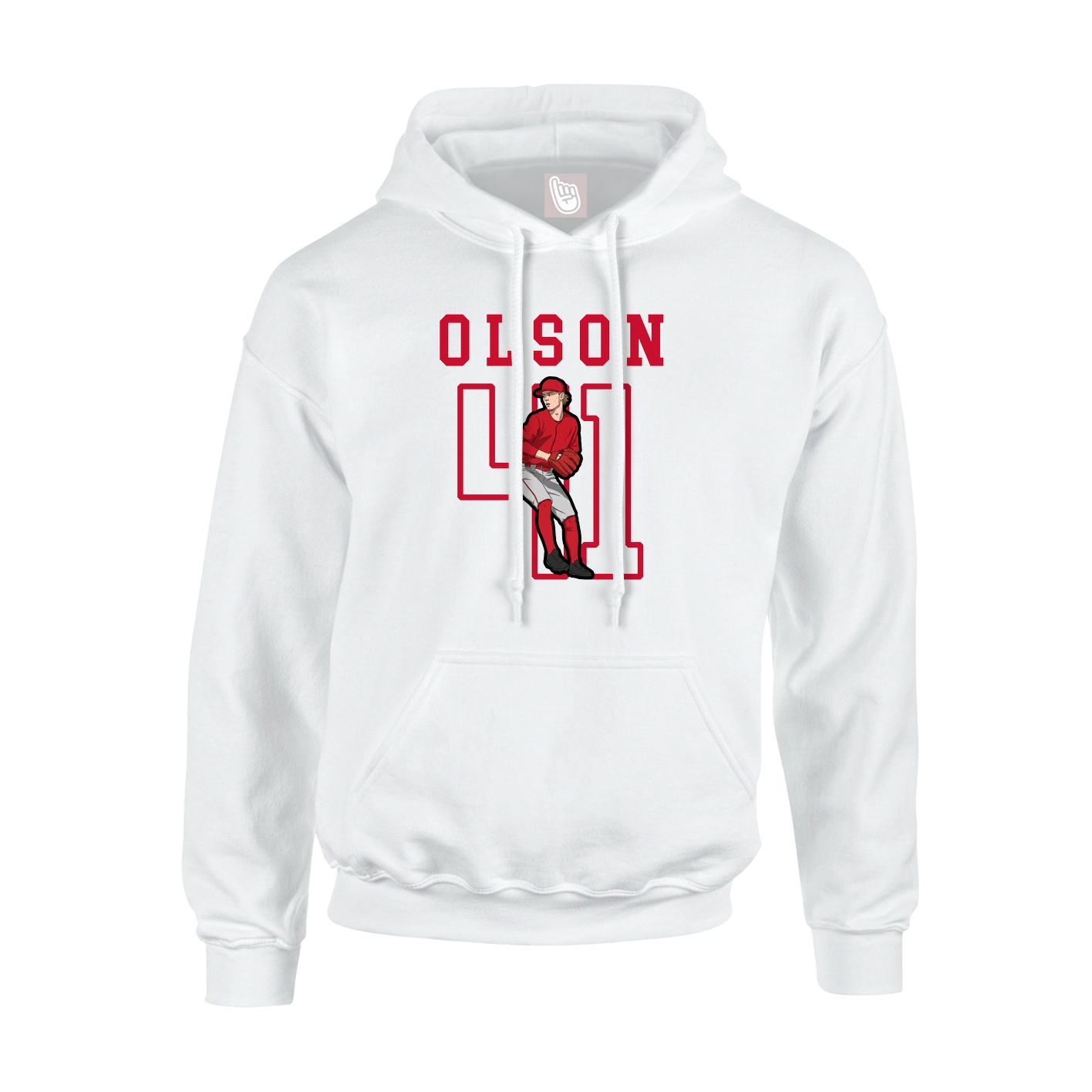 Hoodie — Shirsey in White