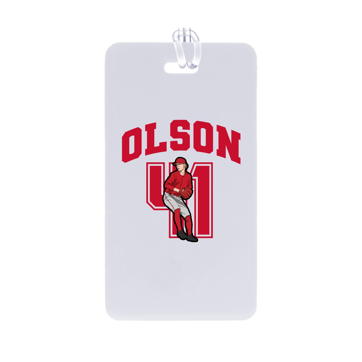 Bag Tag — Number in Classic