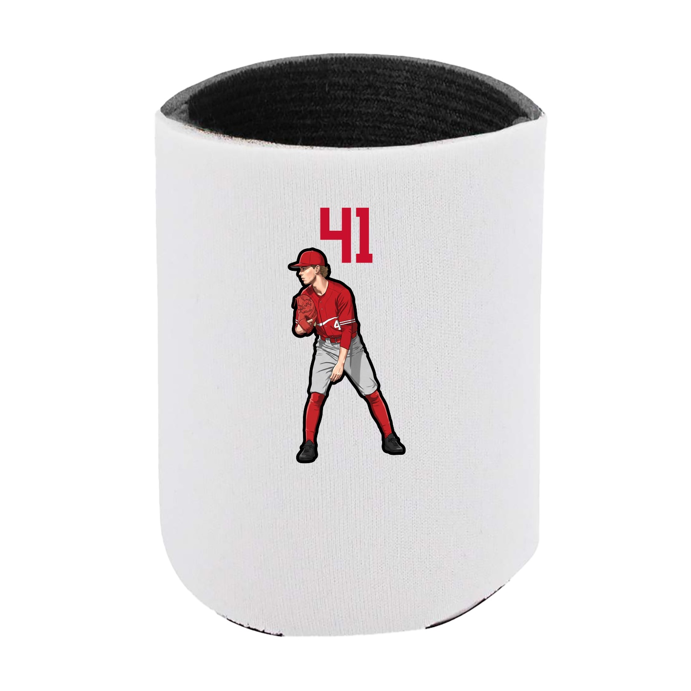 Can Holder — Number Top in White