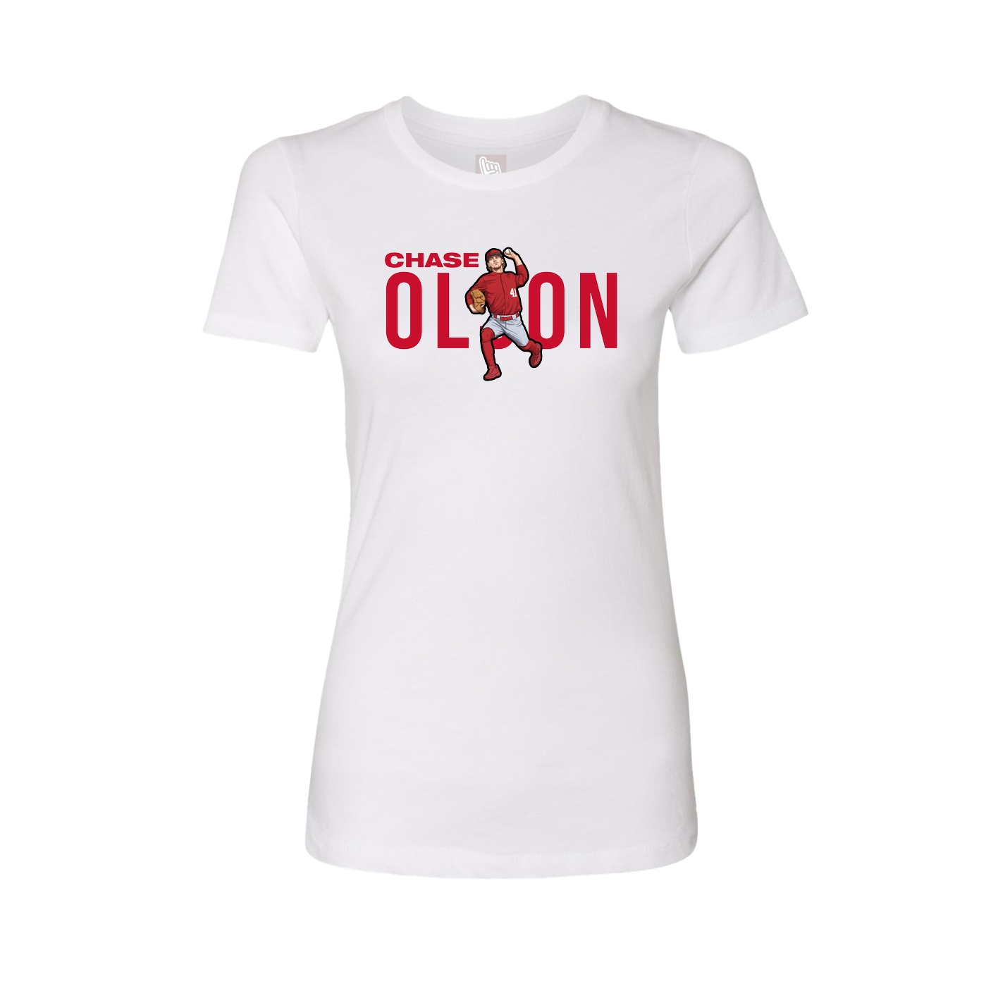 Womens Tee — Player Name in White