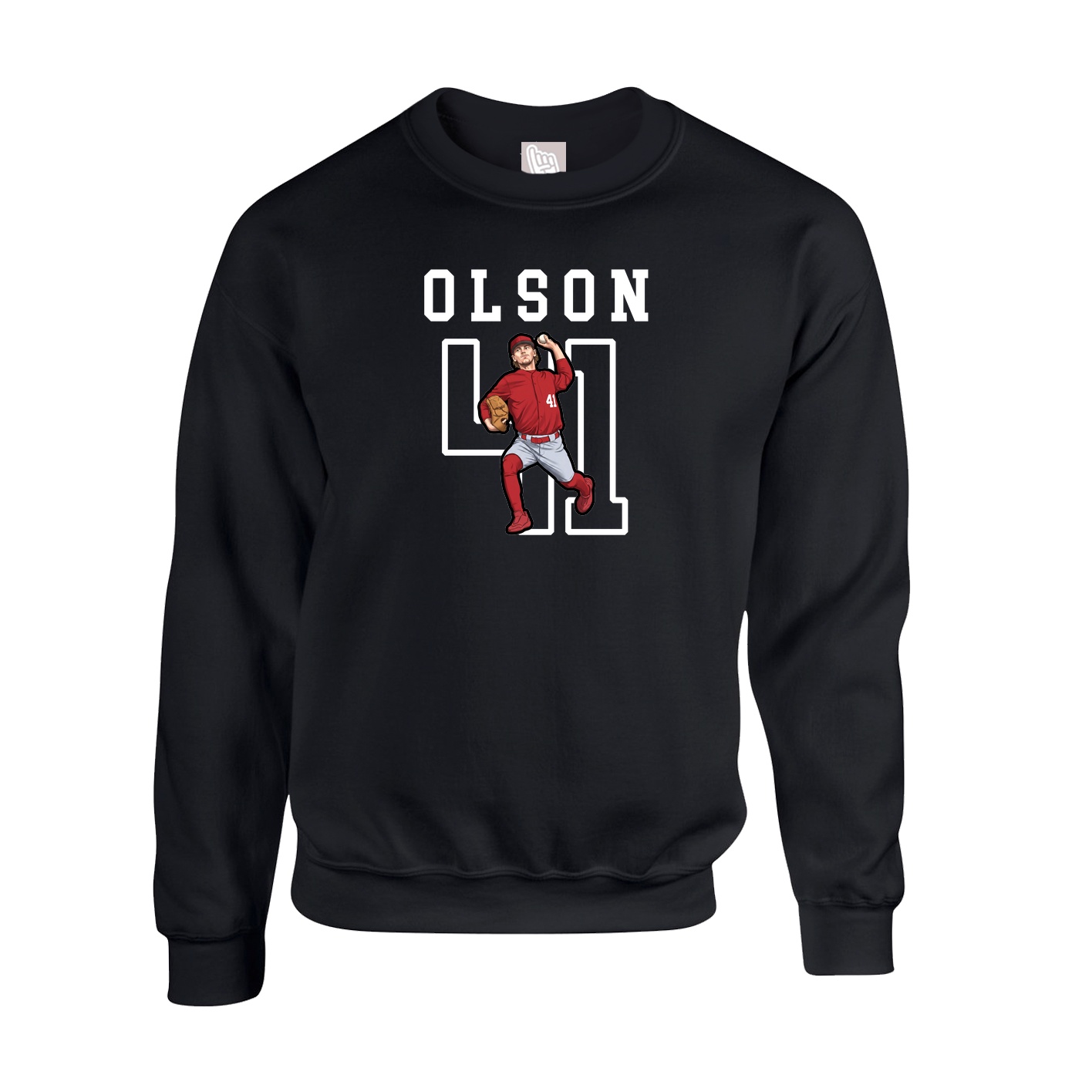 Fleece Crew — Shirsey in Black
