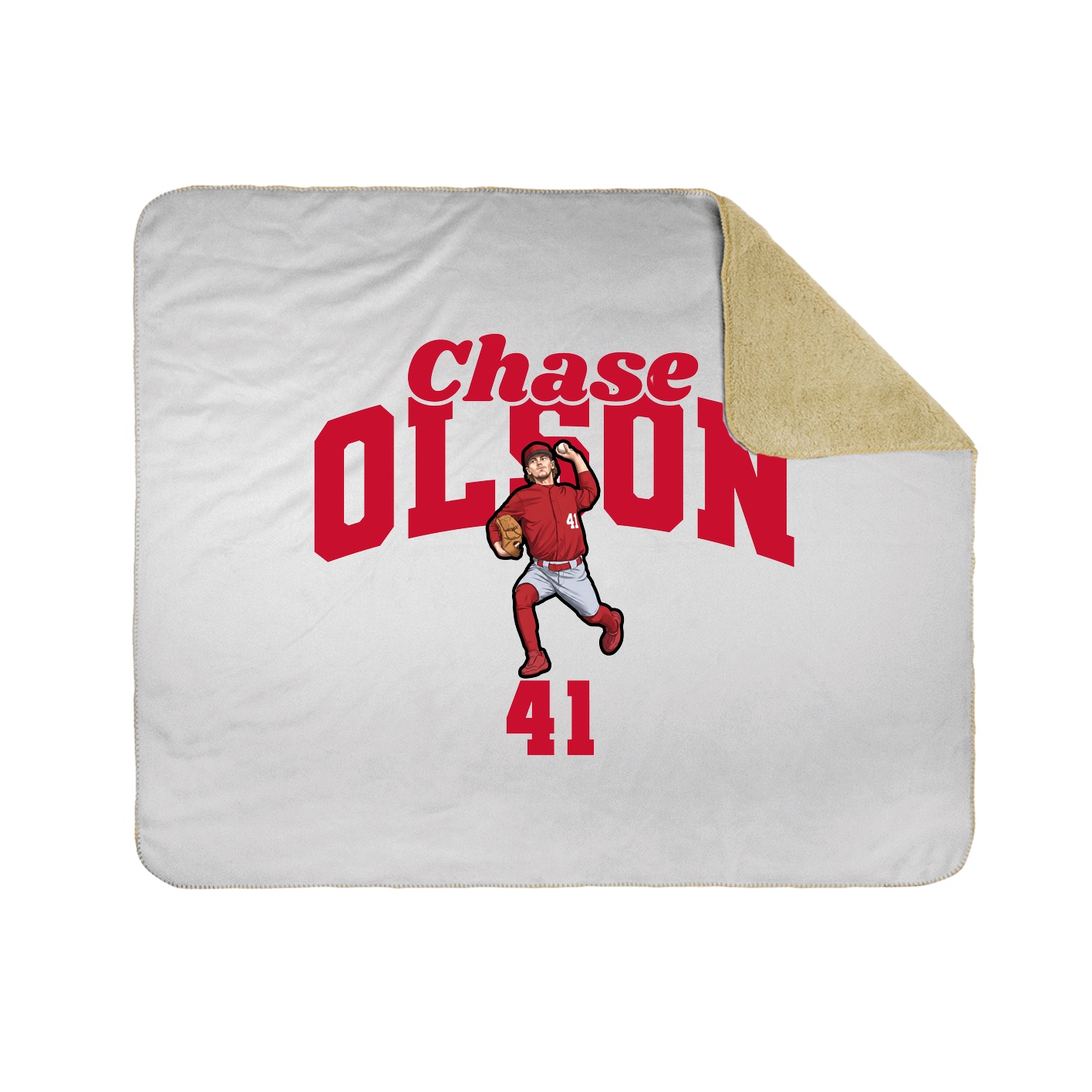 Throw Blanket — Signature Arch in White