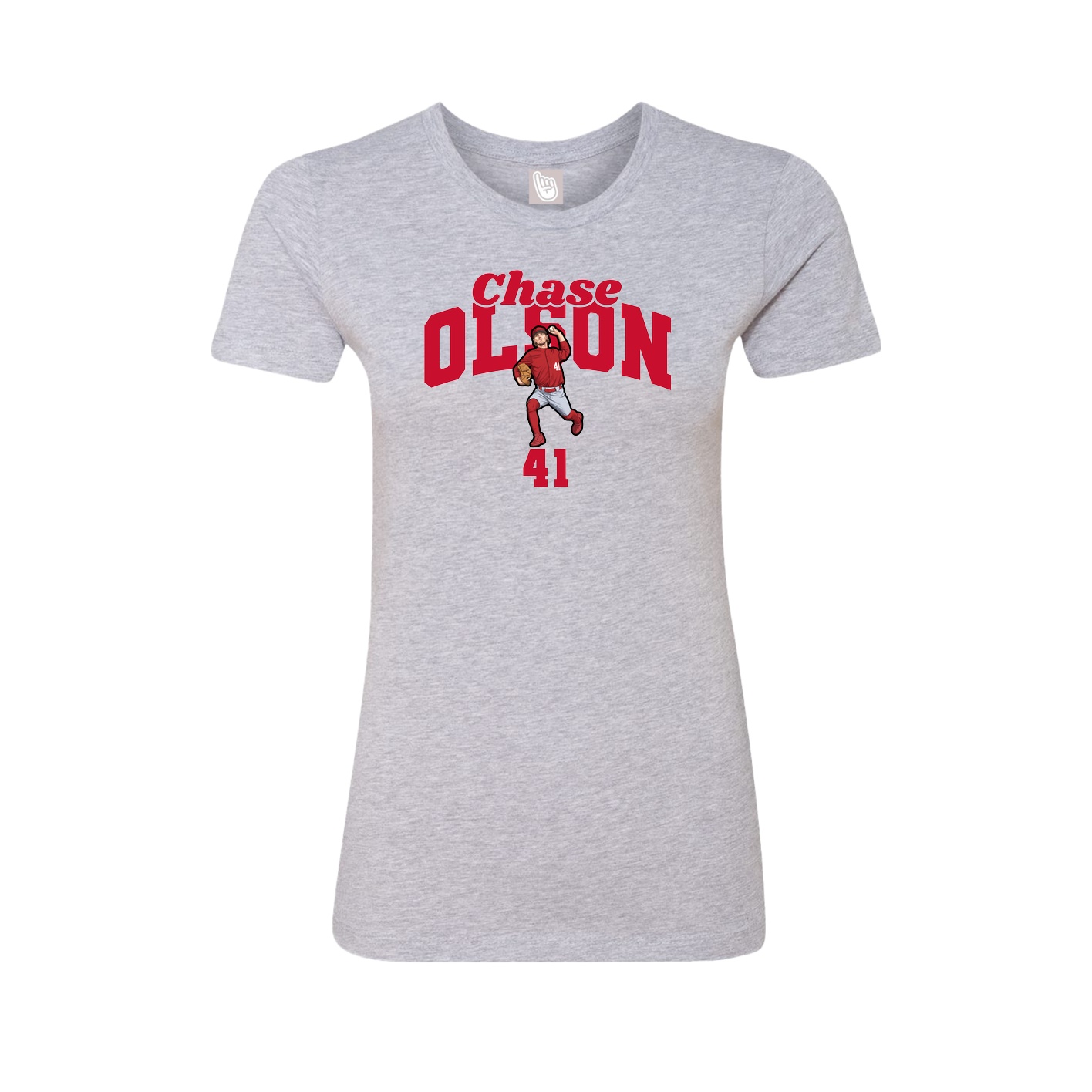 Womens Tee — Signature Arch in Grey