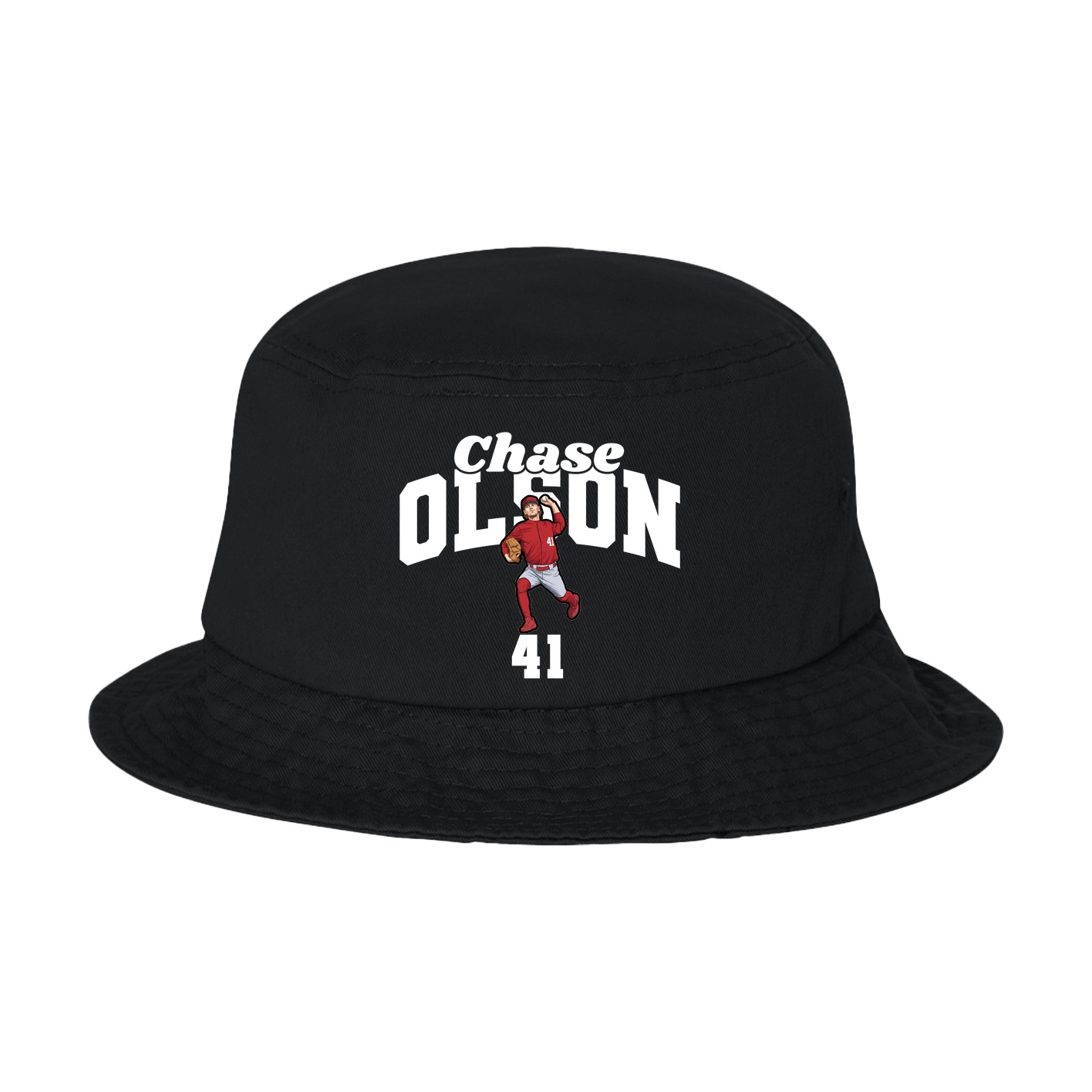 Bucket Cap — Signature Arch in Black
