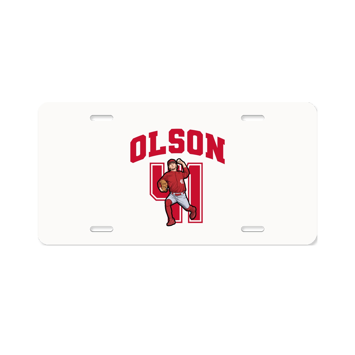 License Plate — Number in Classic