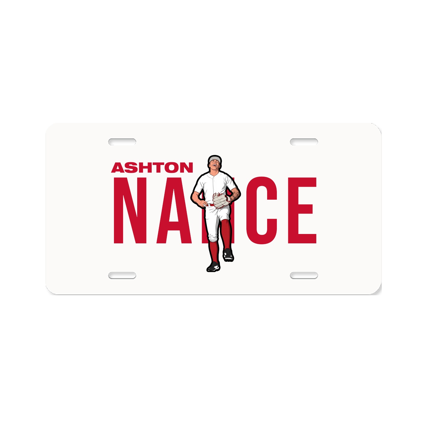 License Plate — Player Name in Classic