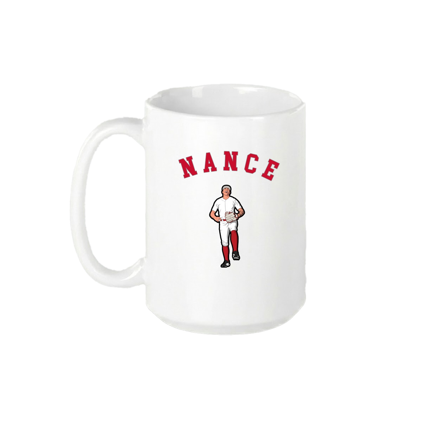 15oz Coffee Mug — Shirsey Arch in White
