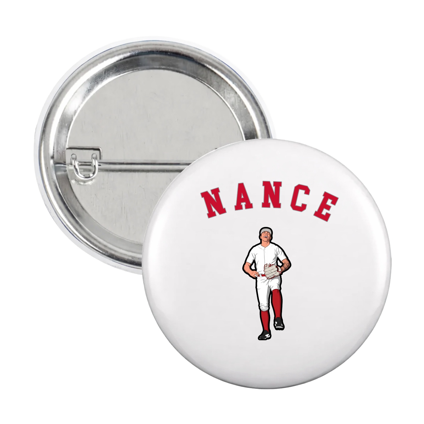 Game Day Button — Shirsey Arch in White