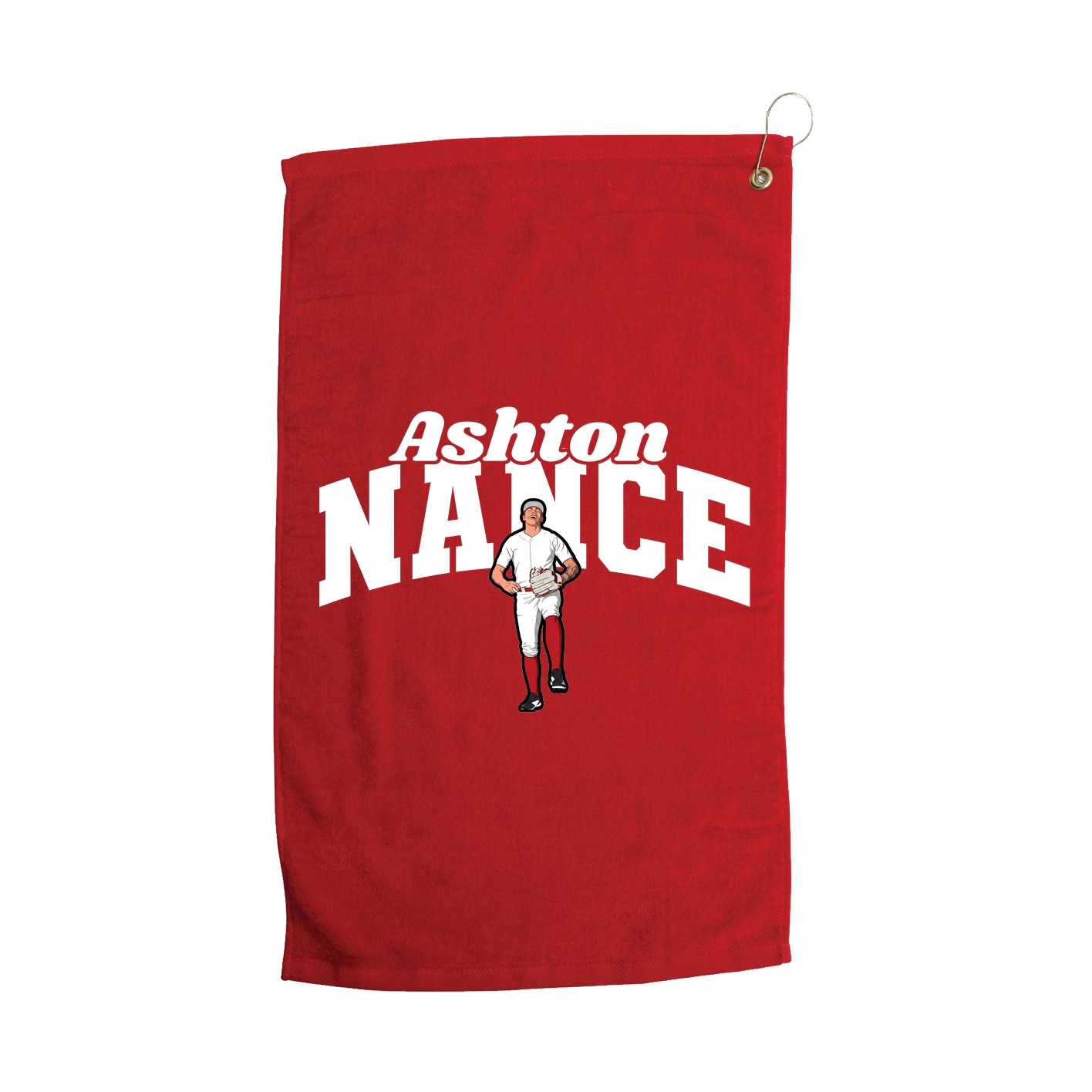 Golf Towel — Signature Arch in Red