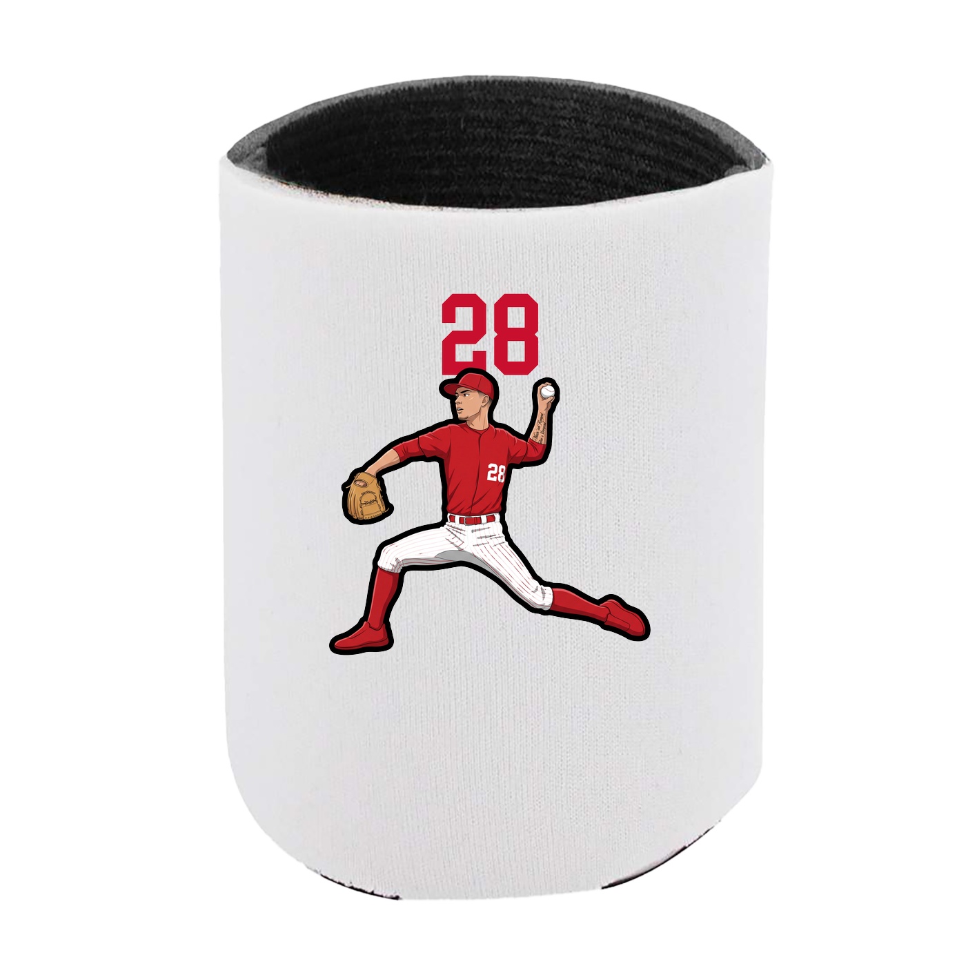 Can Holder — Number Top in White