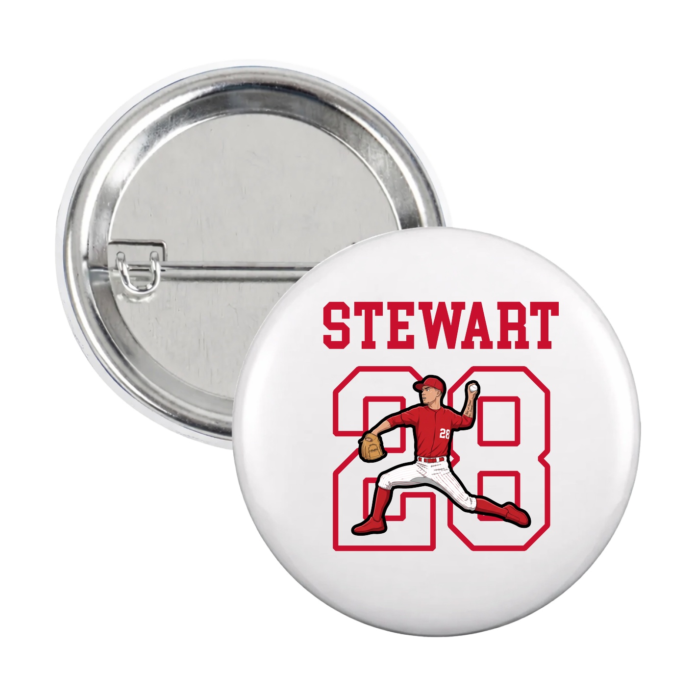 Game Day Button — Shirsey in White