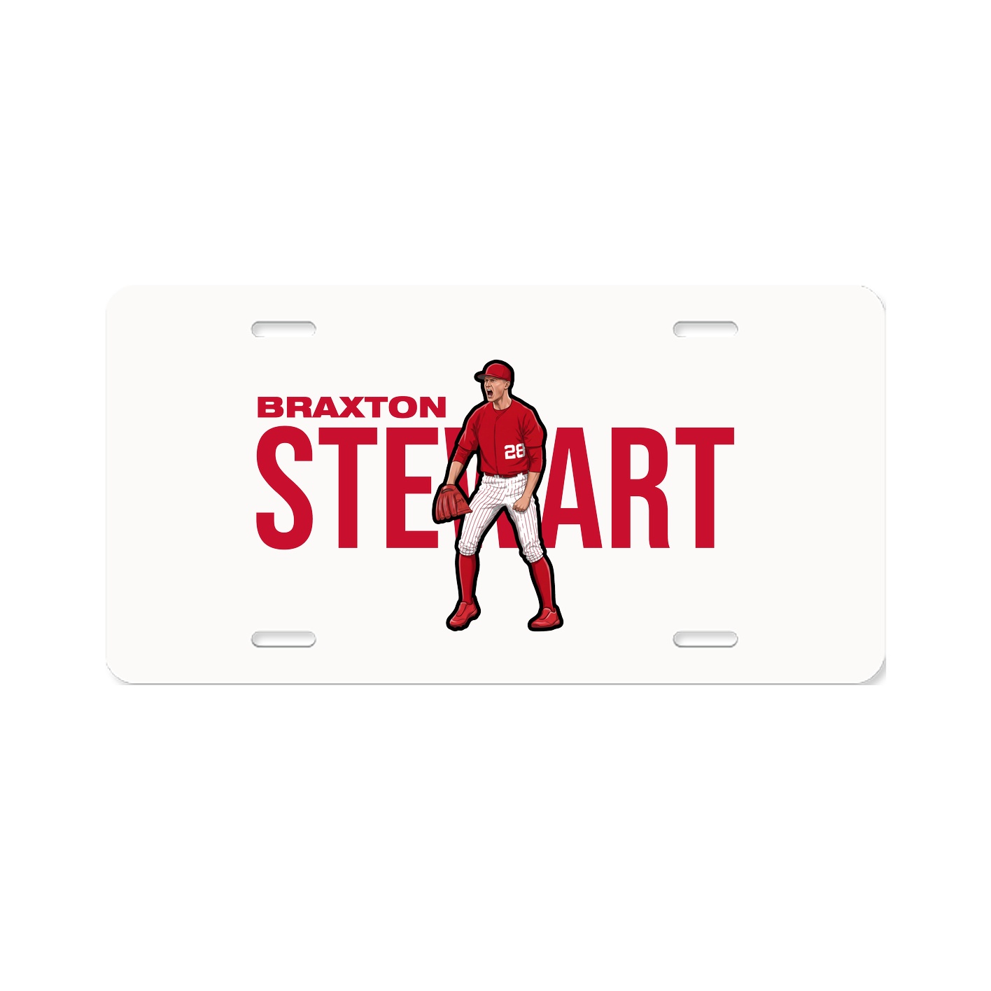 License Plate — Player Name in Classic