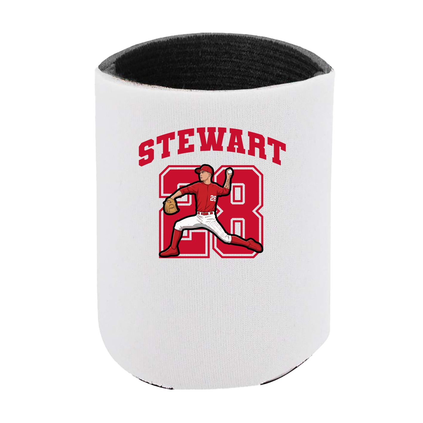 Can Holder — Number in White