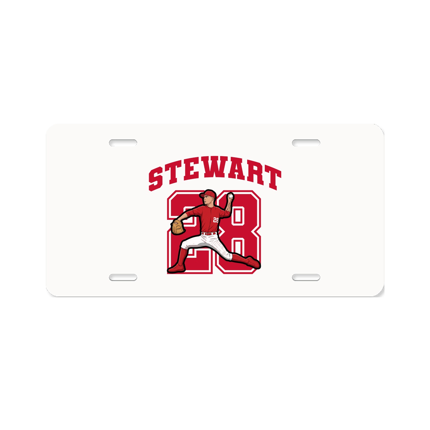 License Plate — Number in Classic