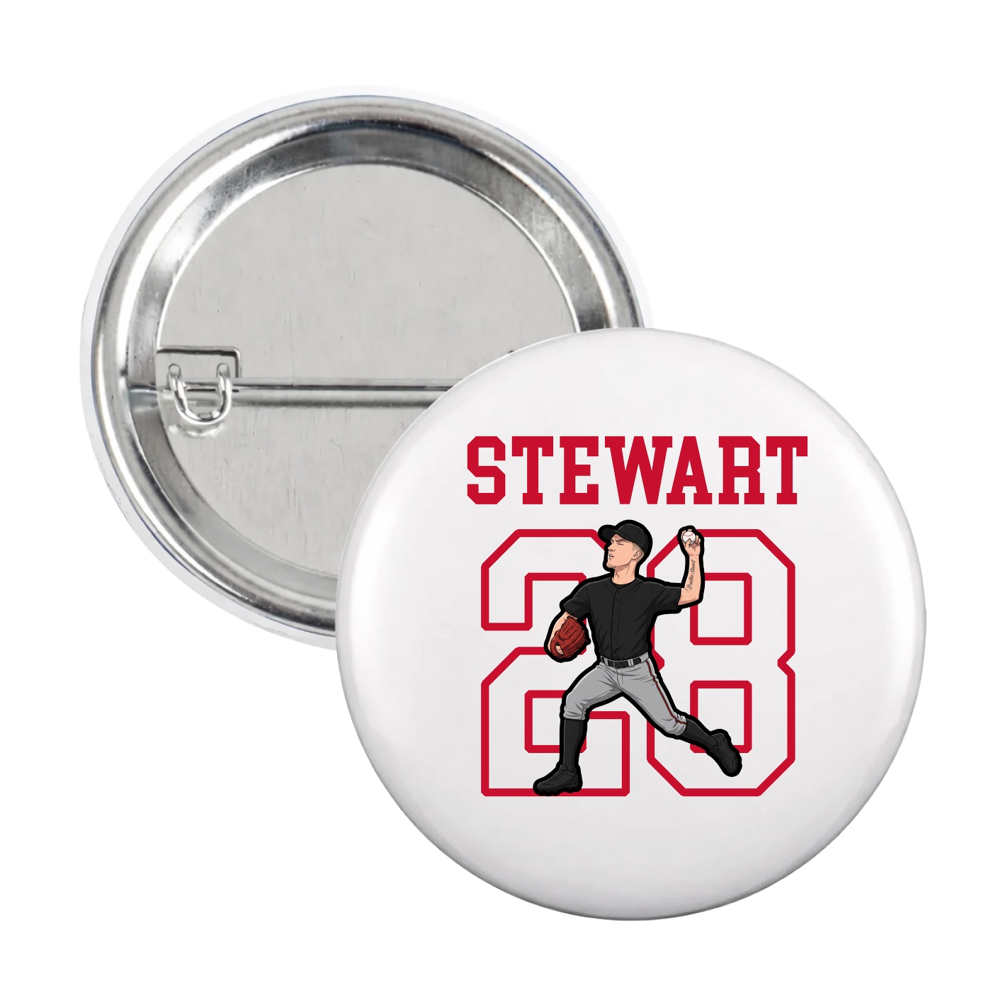 Game Day Button — Shirsey in White
