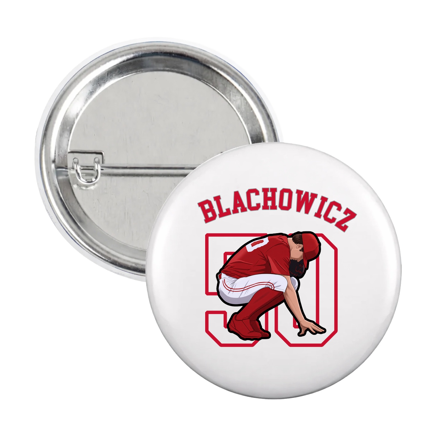 Game Day Button — Shirsey Arch in White