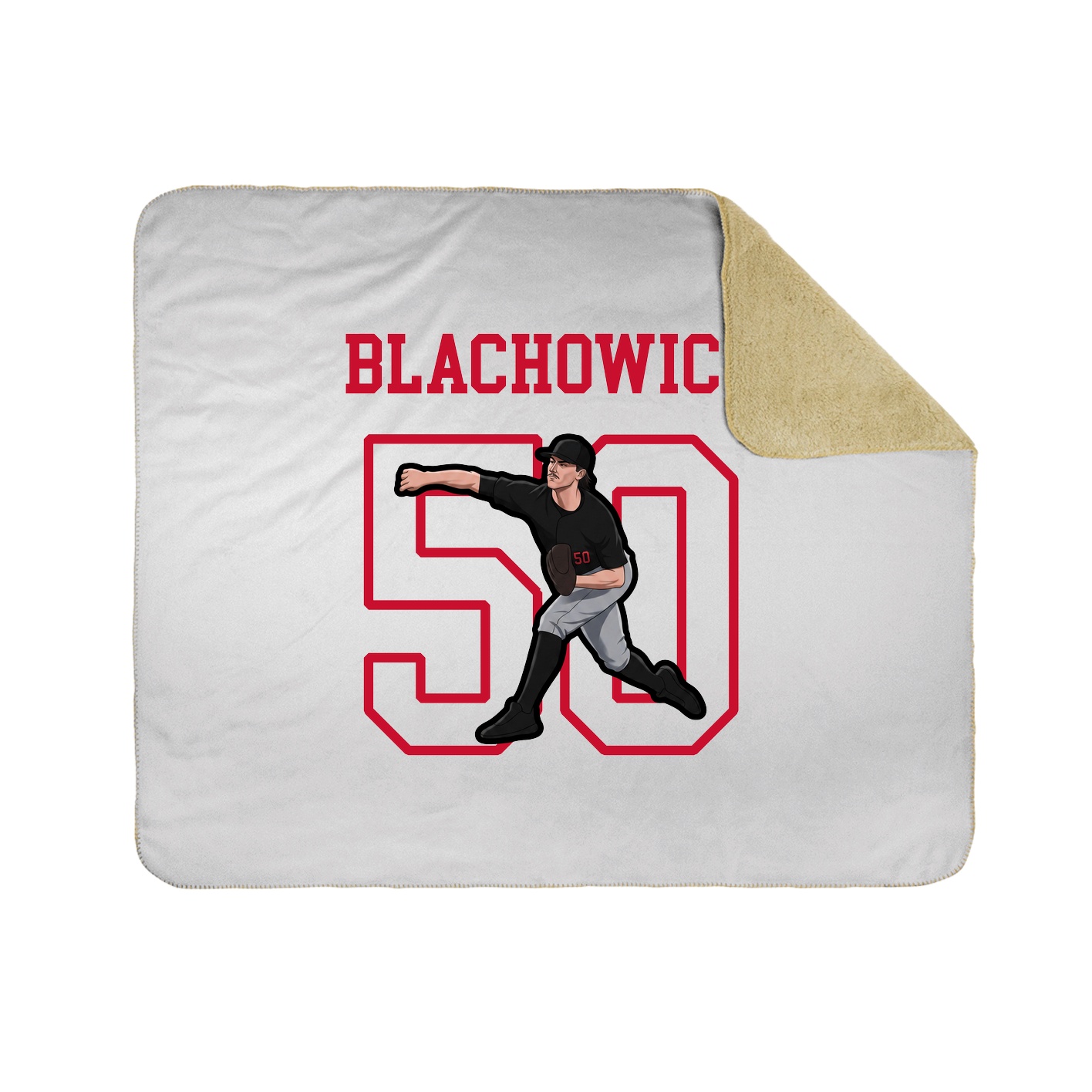 Throw Blanket — Shirsey in White