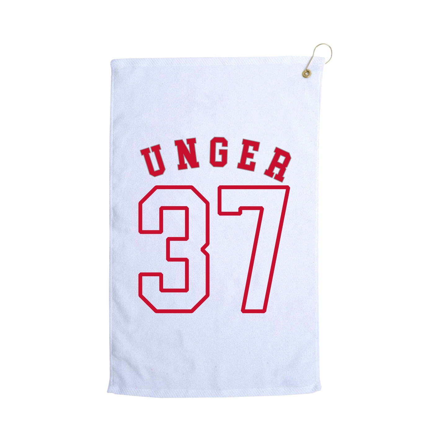 Golf Towel — Shirsey Arch in White