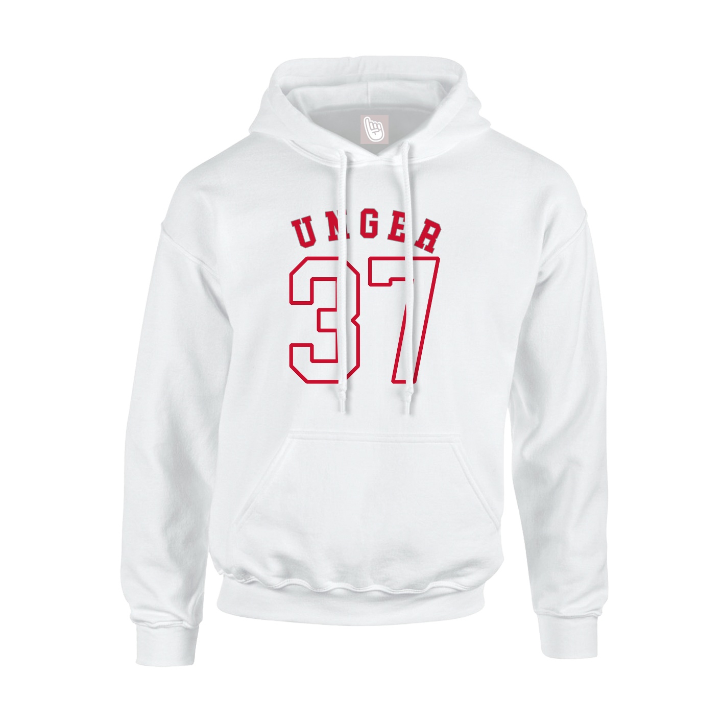 Youth Hoodie — Shirsey Arch in White