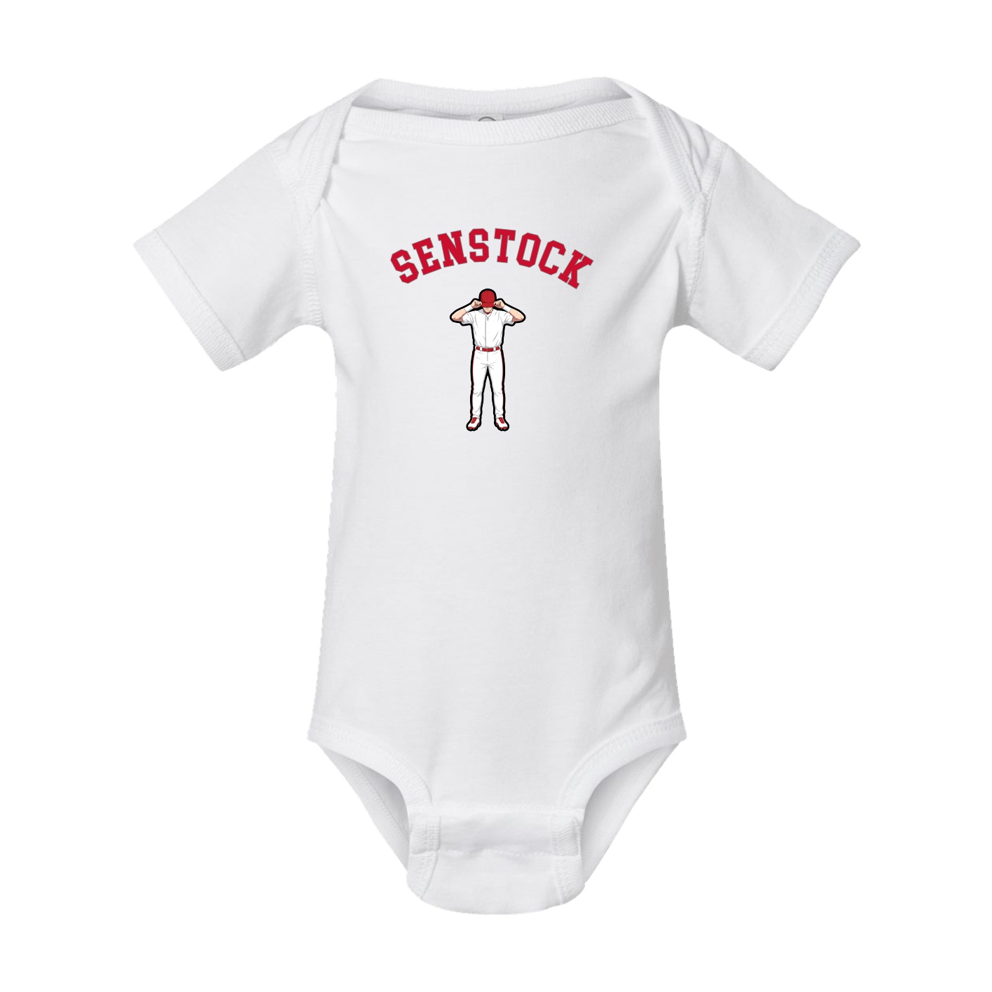 Baby Onesie — Shirsey Arch in White