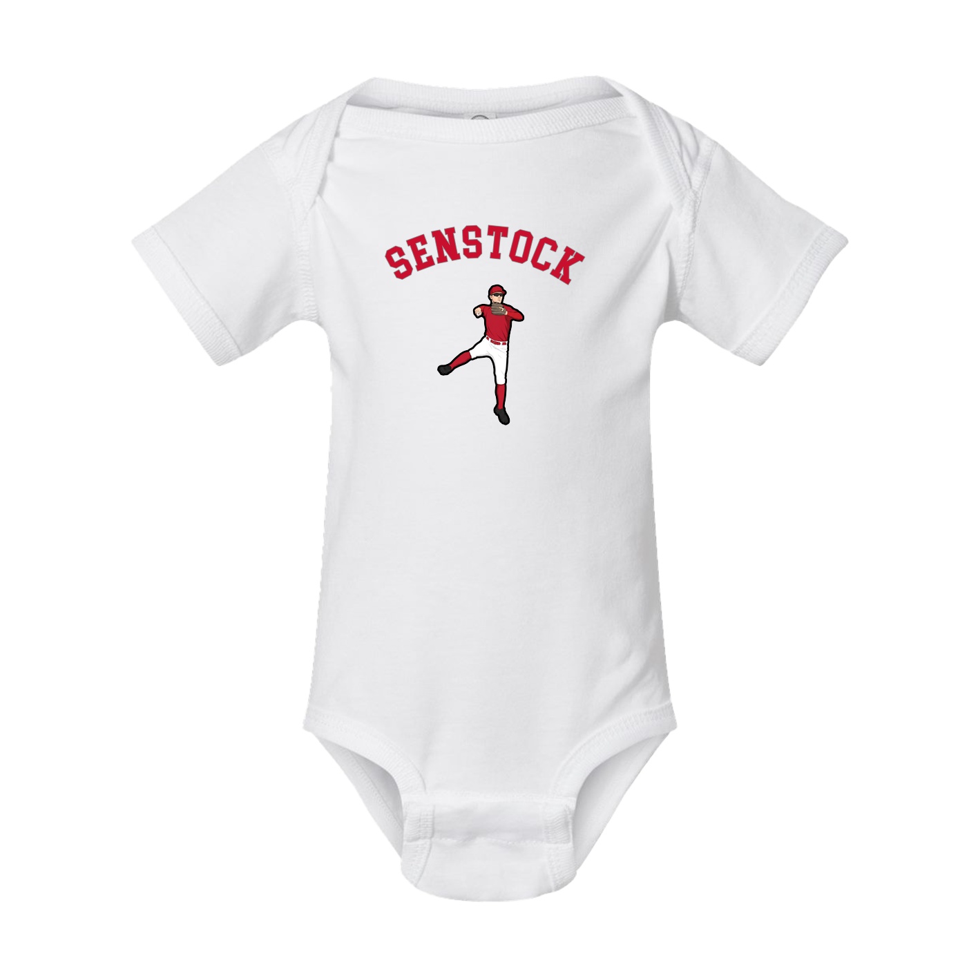 Baby Onesie — Shirsey Arch in White